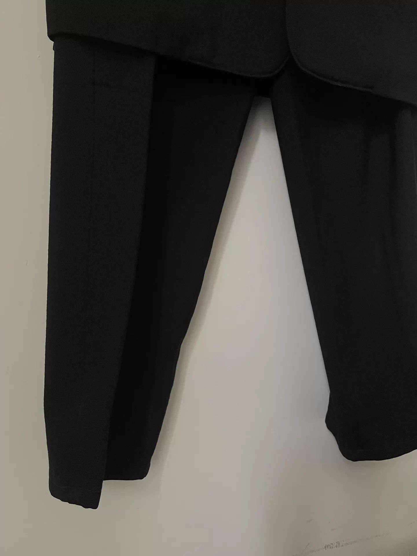 Yohji Yamamoto Yohji Yamamoto Vintage Black Suit Set M (CDG, Issey Miyake) Size US M / EU 48-50 / 2 - 4 Thumbnail