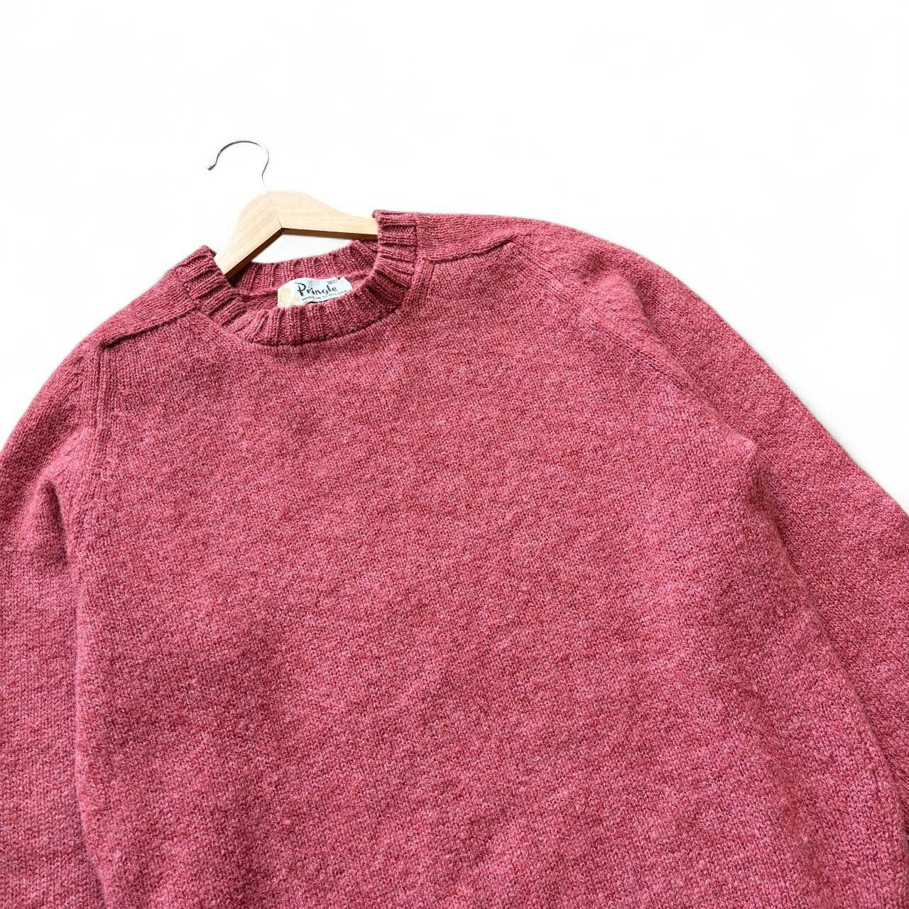Pringle Of Scotland Vintage Pringle of Scotland raspberry wool shaggy sweater M Size US M / EU 48-50 / 2 - 6 Thumbnail