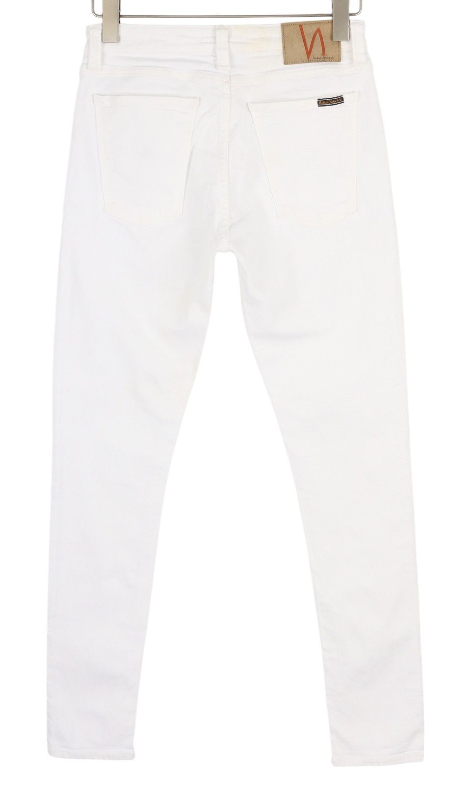 Nudie Jeans SKINNY LIN W30/L32 Denim Blazing White Zip Jeans 83642 Size US 30 / EU 46 - 2 Thumbnail