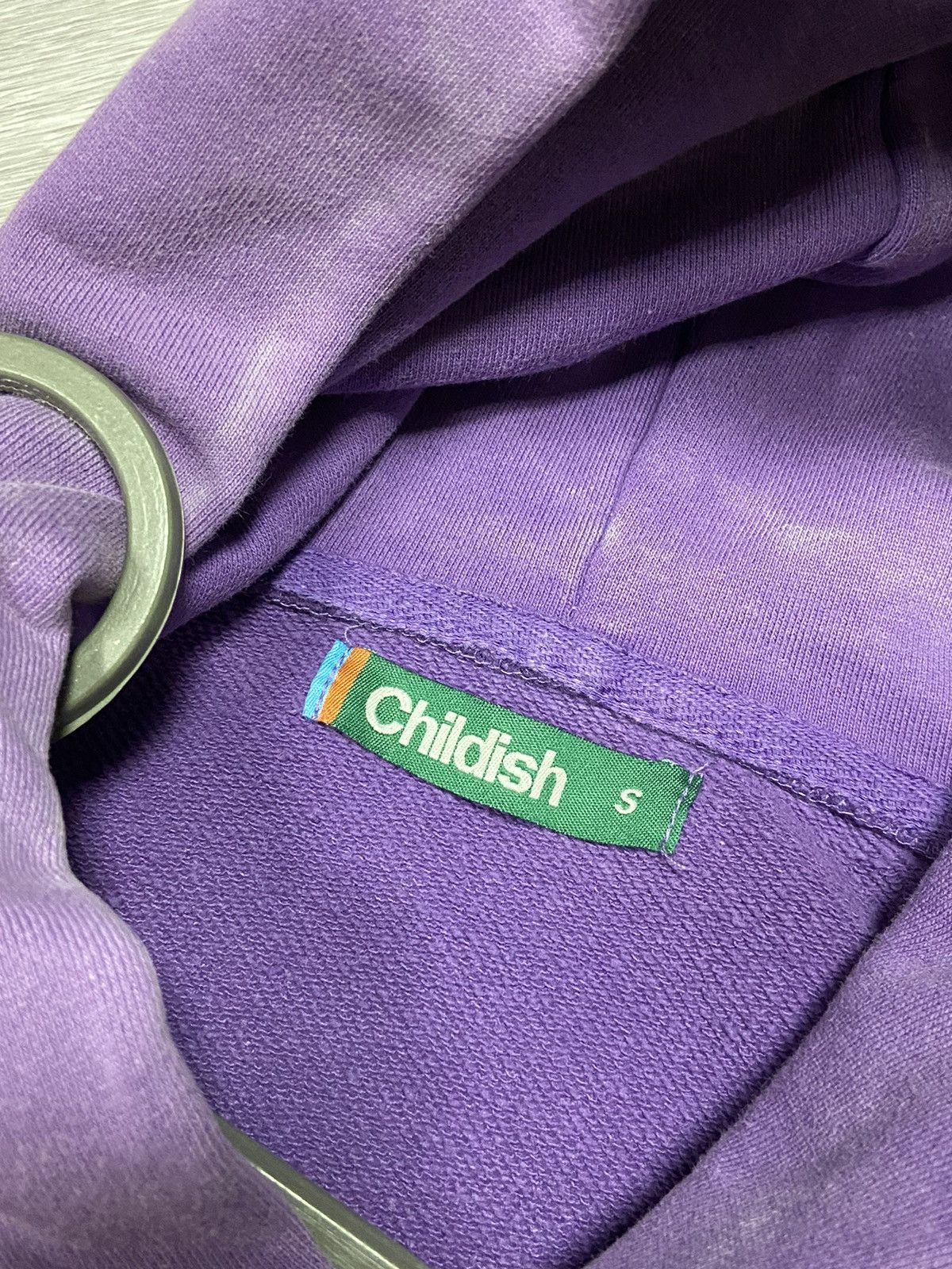 Vintage Childish Robs Motors car 90s Purple Hoodie Big Logo Racing Size US S / EU 44-46 / 1 - 6 Thumbnail