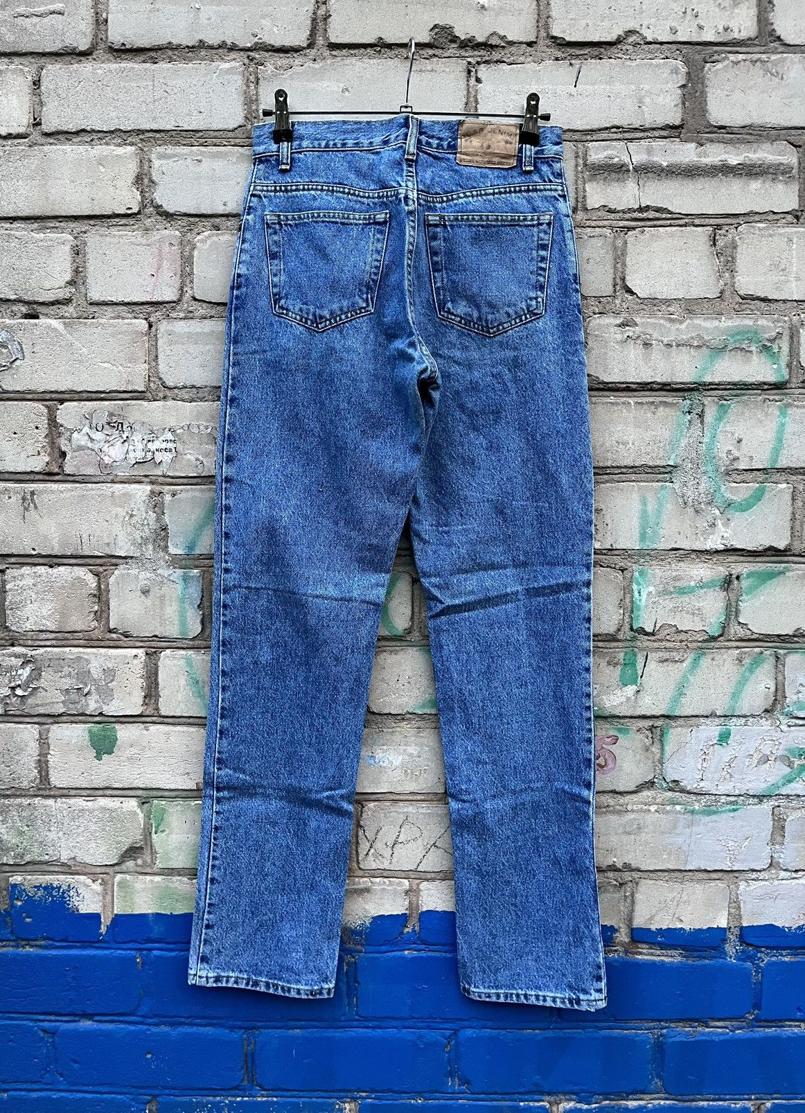 Gap Vintage 90s GAP Usa Made Blue Stone Washed Jeans Size 31 Size US 31 - 2 Thumbnail
