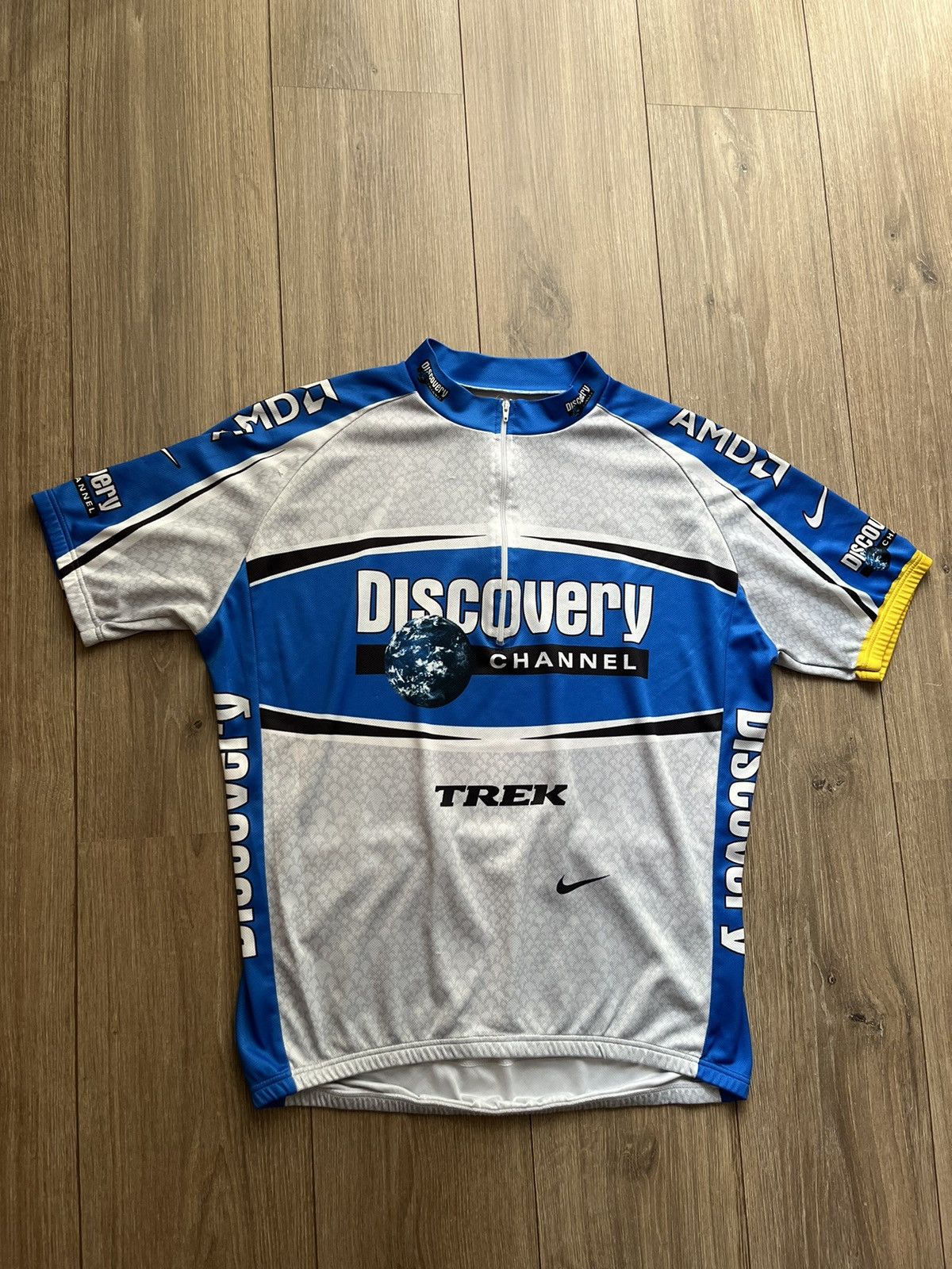 Vintage nike Discovery Channel Pro Cycling Team - 2005 🚴‍♂️ jersey Size US L / EU 52-54 / 3 - 2 Thumbnail