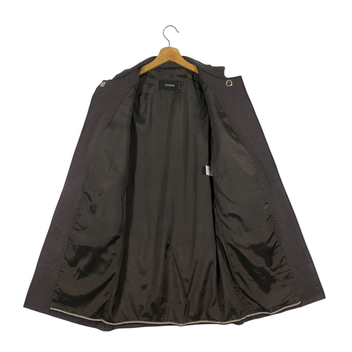 Other Cividini Italy Wool/Knit Button Jacket Size 40 Dark Brown Size S / US 4 / IT 40 - 8 Thumbnail