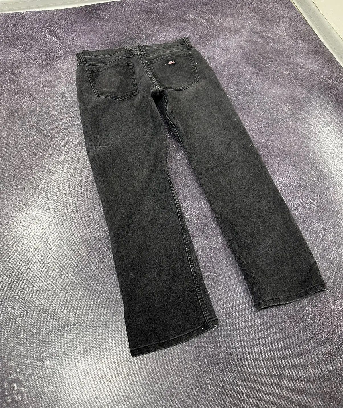 Dickies × Vintage Vintage Dickies Black Painted Work Hype Pants Jeans Size US 34 / EU 50 - 2 Thumbnail