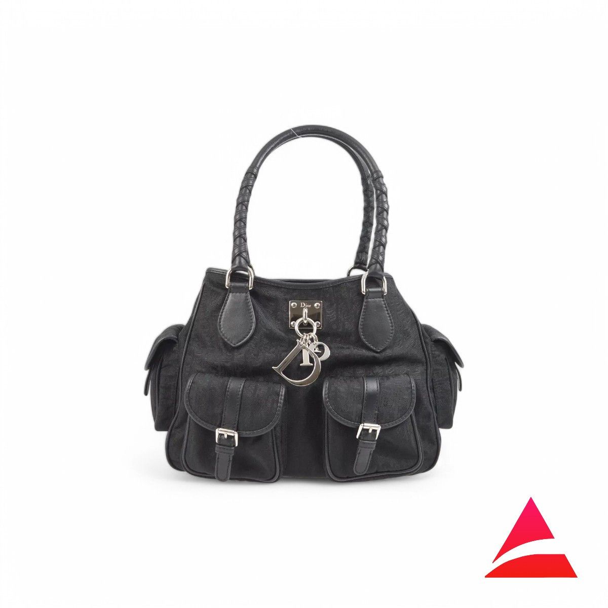 Dior Dior - Trotter Handbag Monogram Black Leather Canvas Size ONE SIZE - 1 Thumbnail