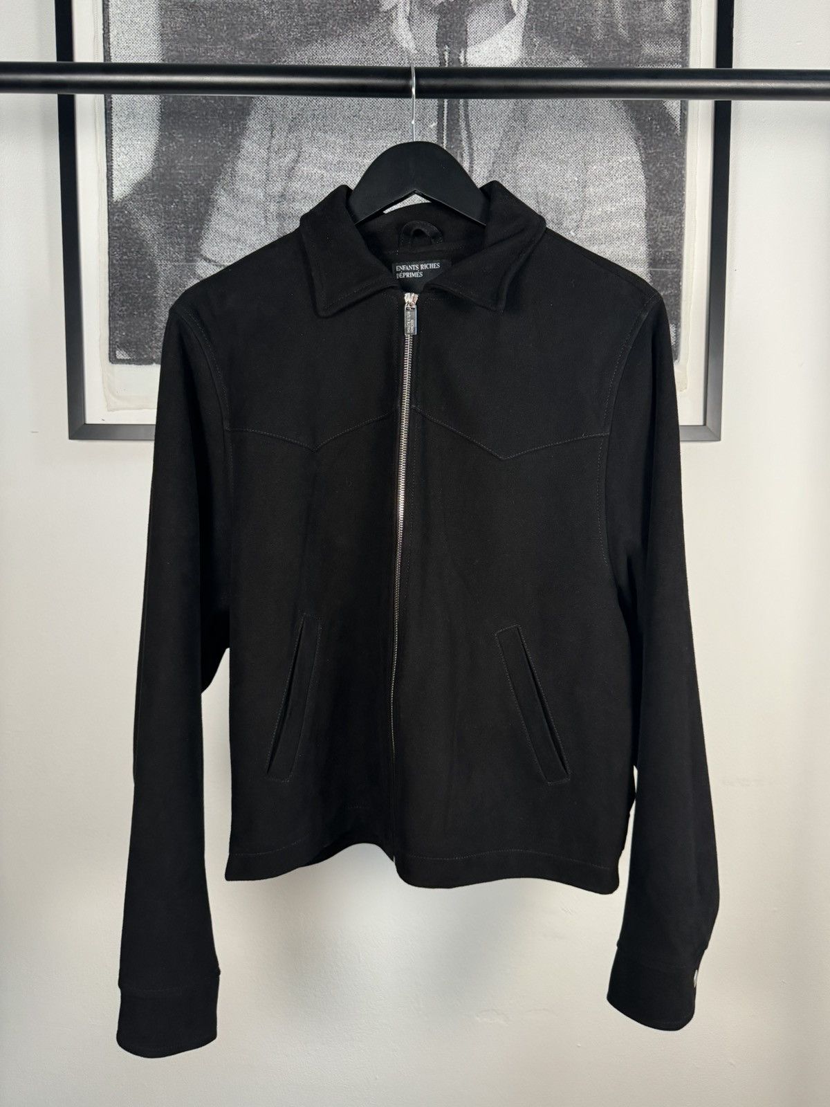 Enfants Riches Deprimes 🚭ICONIC🚭 FALL/WINTER 2023 SILK LAMBSKIN SUEDE WESTERN JACKET Size US L / EU 52-54 / 3 - 22 Thumbnail