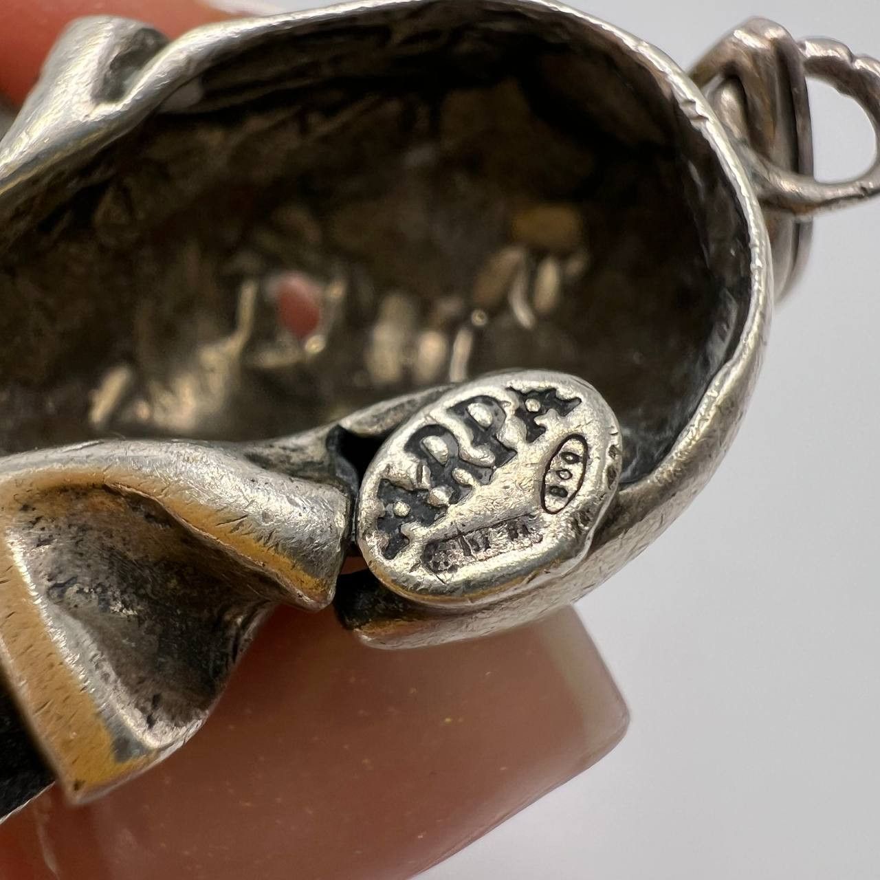 Vintage Vintage Silver 800 Pendant Harlequin Carnaval Italy ARPA Size ONE SIZE - 3 Thumbnail