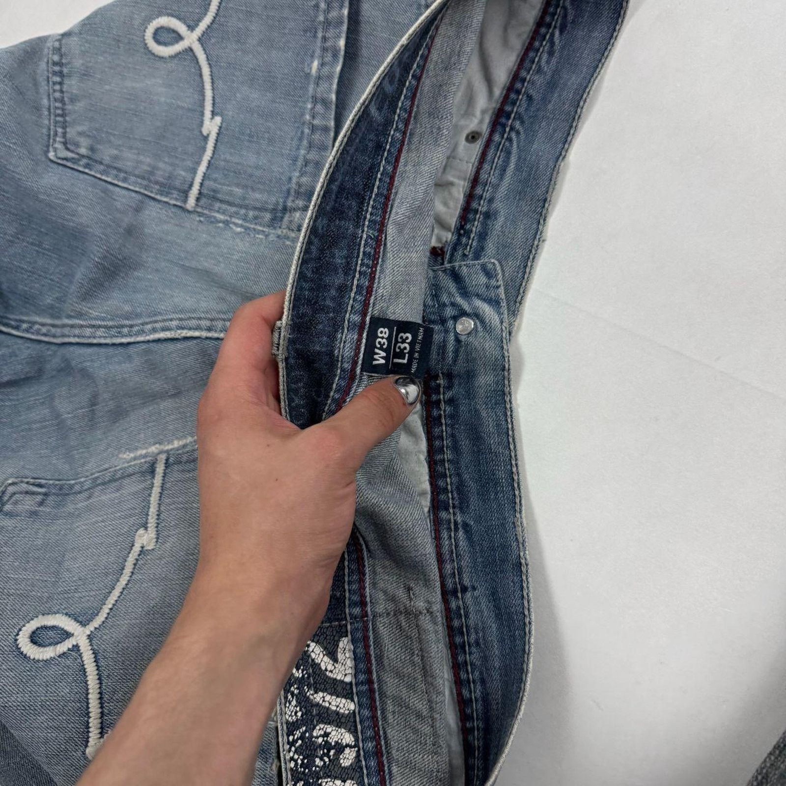 Ecko Unltd. × JNCO × Vintage Vintage y2k grunge ecko unltd archive baggy wide leg jeans Size US 40 / EU 56 - 6 Thumbnail