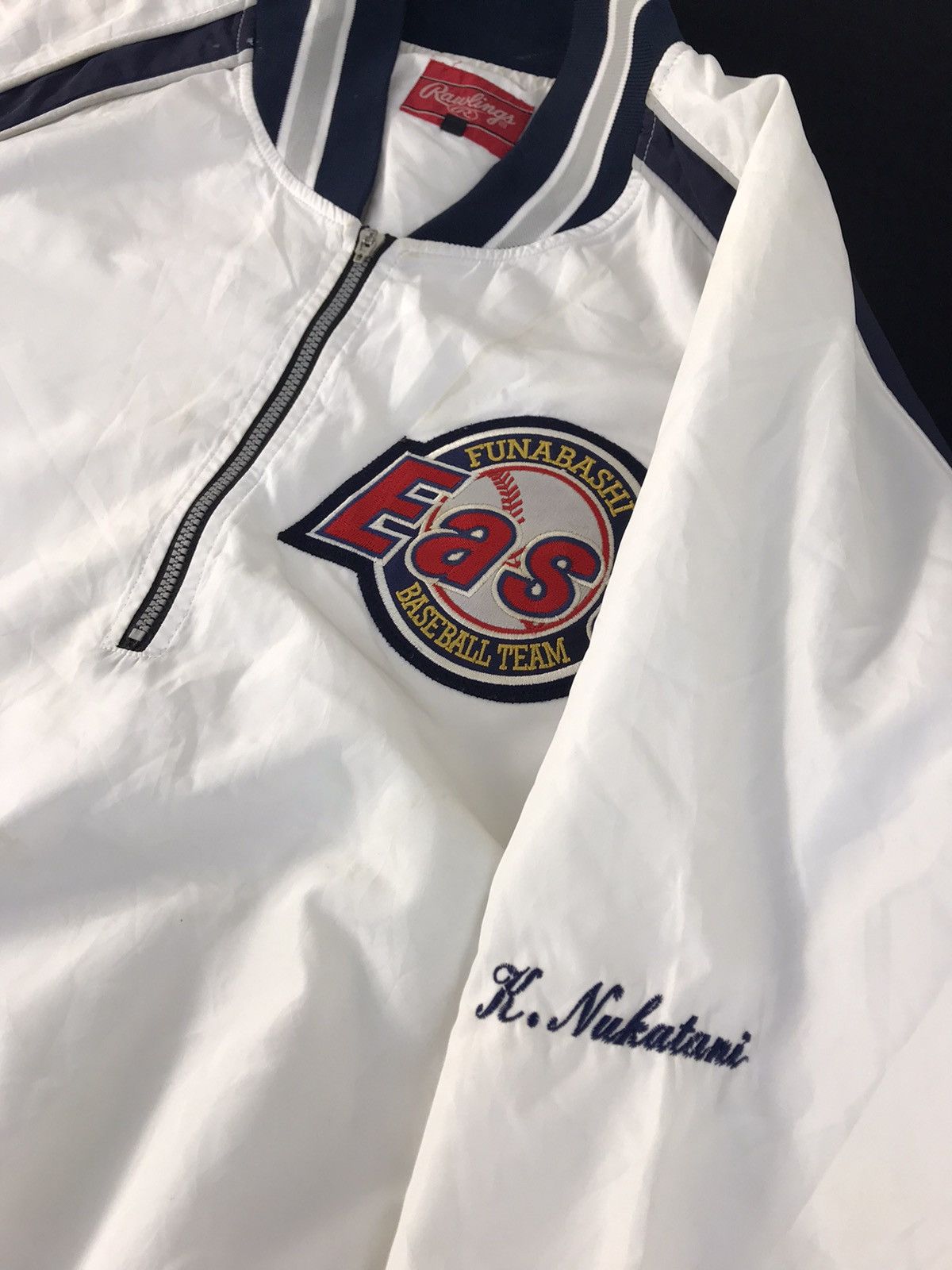 Japanese Brand 90s Rawling Funabashi Baseball Varsity Jacket Double Pocket Size US XL / EU 56 / 4 - 5 Thumbnail