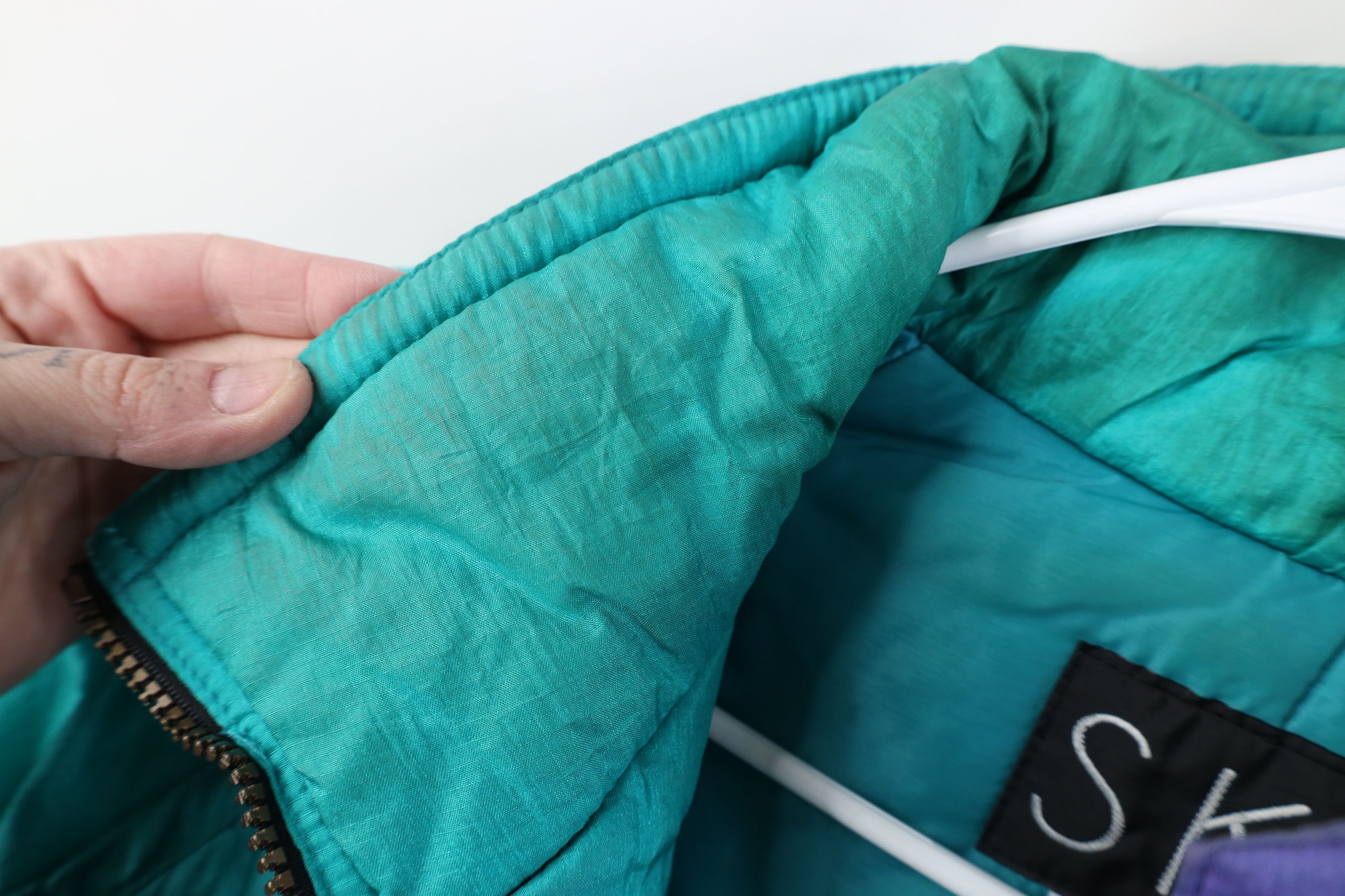 Vintage Vintage 90s Streetwear Block Ski Snowboard Puffer Jacket Size L / US 10 / IT 46 - 9 Thumbnail