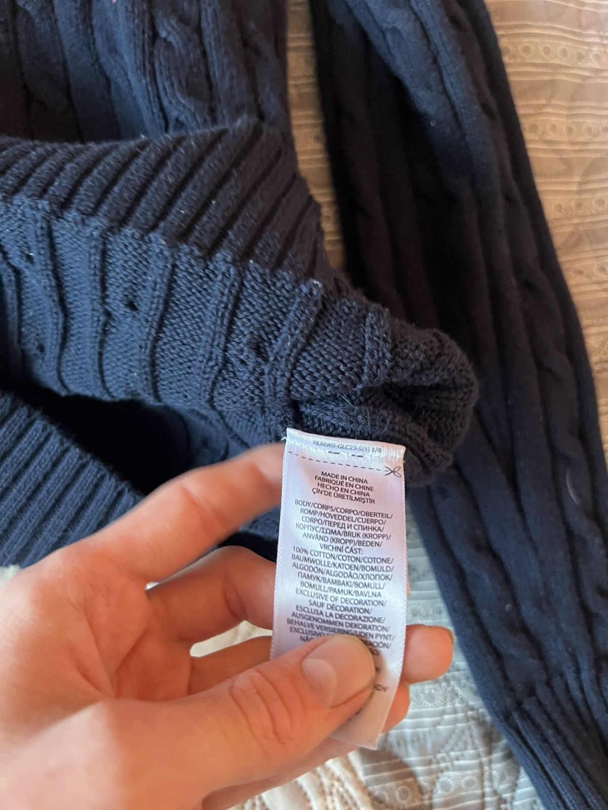 Polo Ralph Lauren Polo Ralph Lauren Women’s sweater L Size Navy Blue Color Size US L / EU 52-54 / 3 - 7 Thumbnail