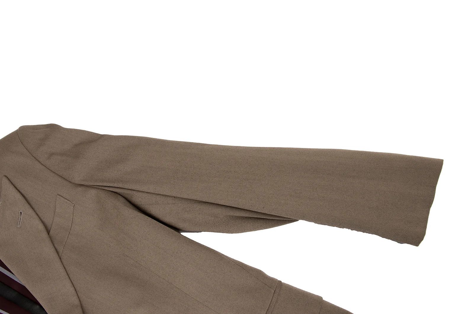 Jean Paul Gaultier Wool and Rayon Stripe 2B Jacket in Beige Size 48 Size US M / EU 48-50 / 2 - 8 Thumbnail