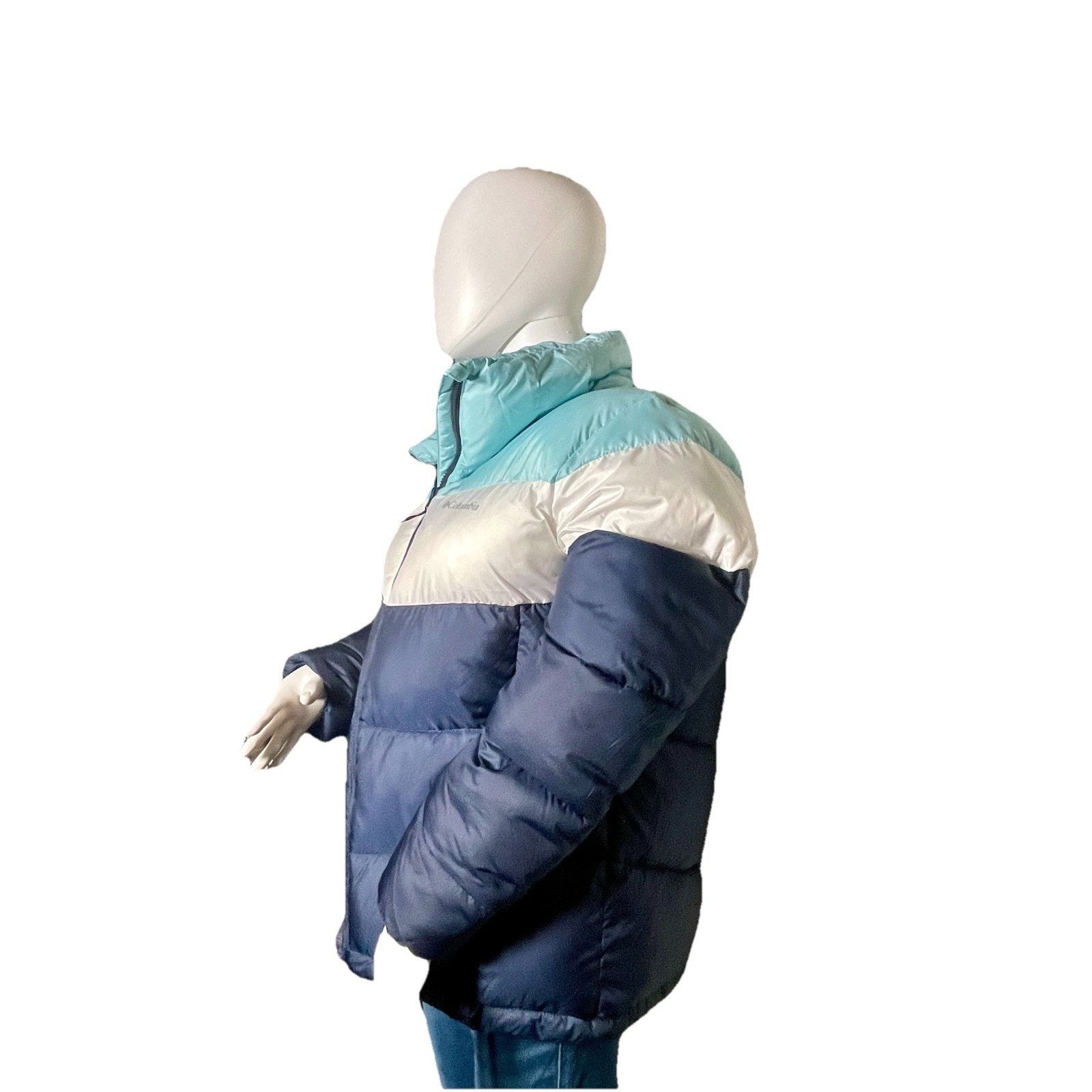 Columbia Women’s Columbia Coat Puffer Navy/White Blue Medium Size M / US 6-8 / IT 42-44 - 4 Thumbnail