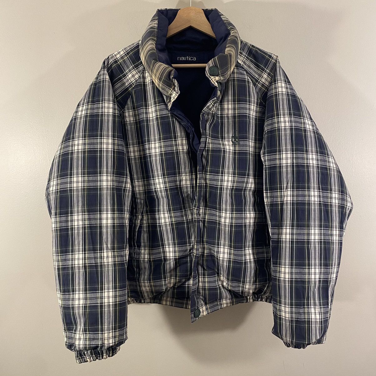 Nautica × Vintage Vintage 90s Nautica Reversible Goose Down Puffer Jacket Size US L / EU 52-54 / 3 - 1 Thumbnail