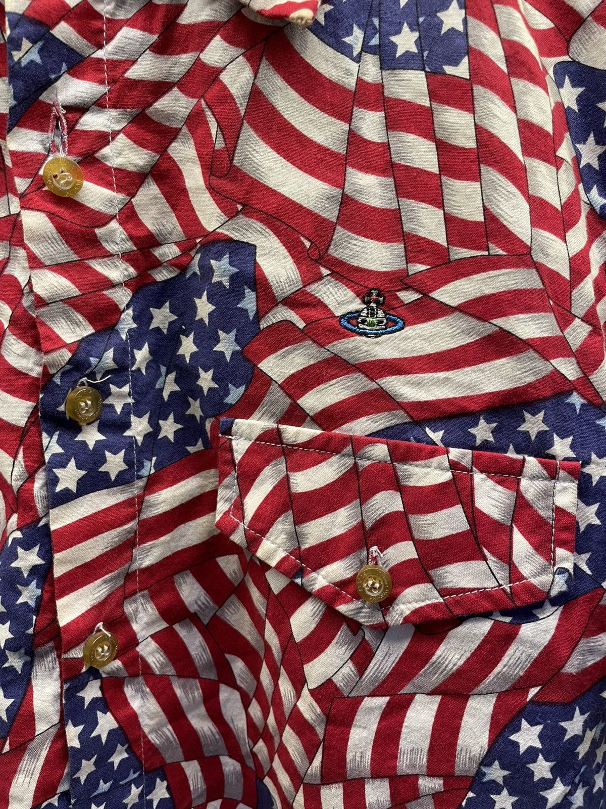 Vivienne Westwood Vivienne Westwood American Flag Shirt Size US M / EU 48-50 / 2 - 3 Thumbnail