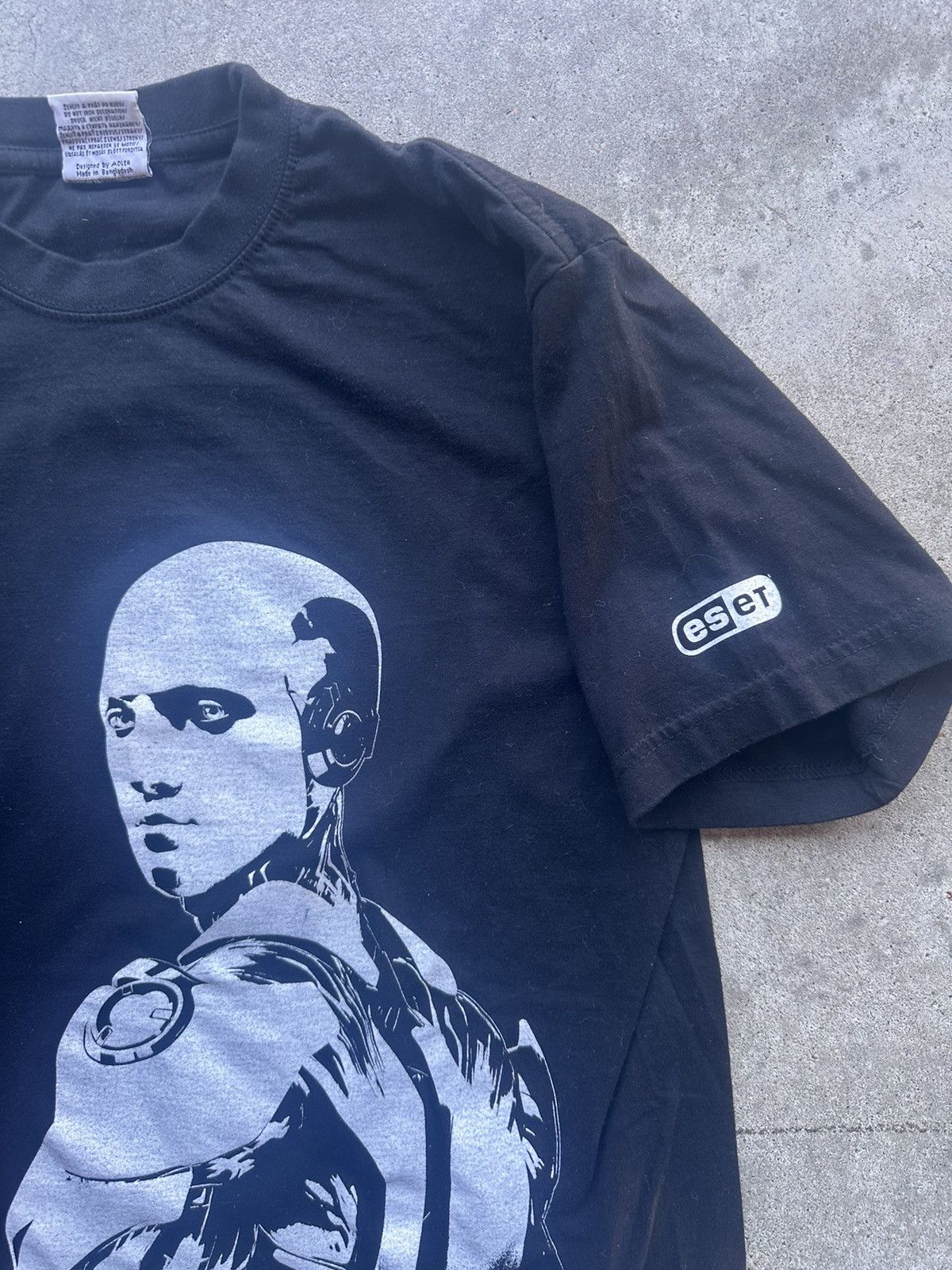 Adler × Vintage Y2K Adler Synthetic Tshirt Size US L / EU 52-54 / 3 - 3 Thumbnail