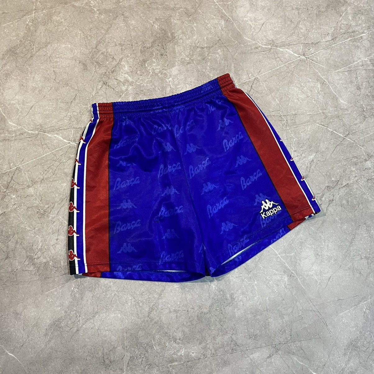 Kappa VINTAGE KAPPA BARCELONA GAYA SHORTS MONOGRAMM 90S Size US 34 / EU 50 - 1 Thumbnail
