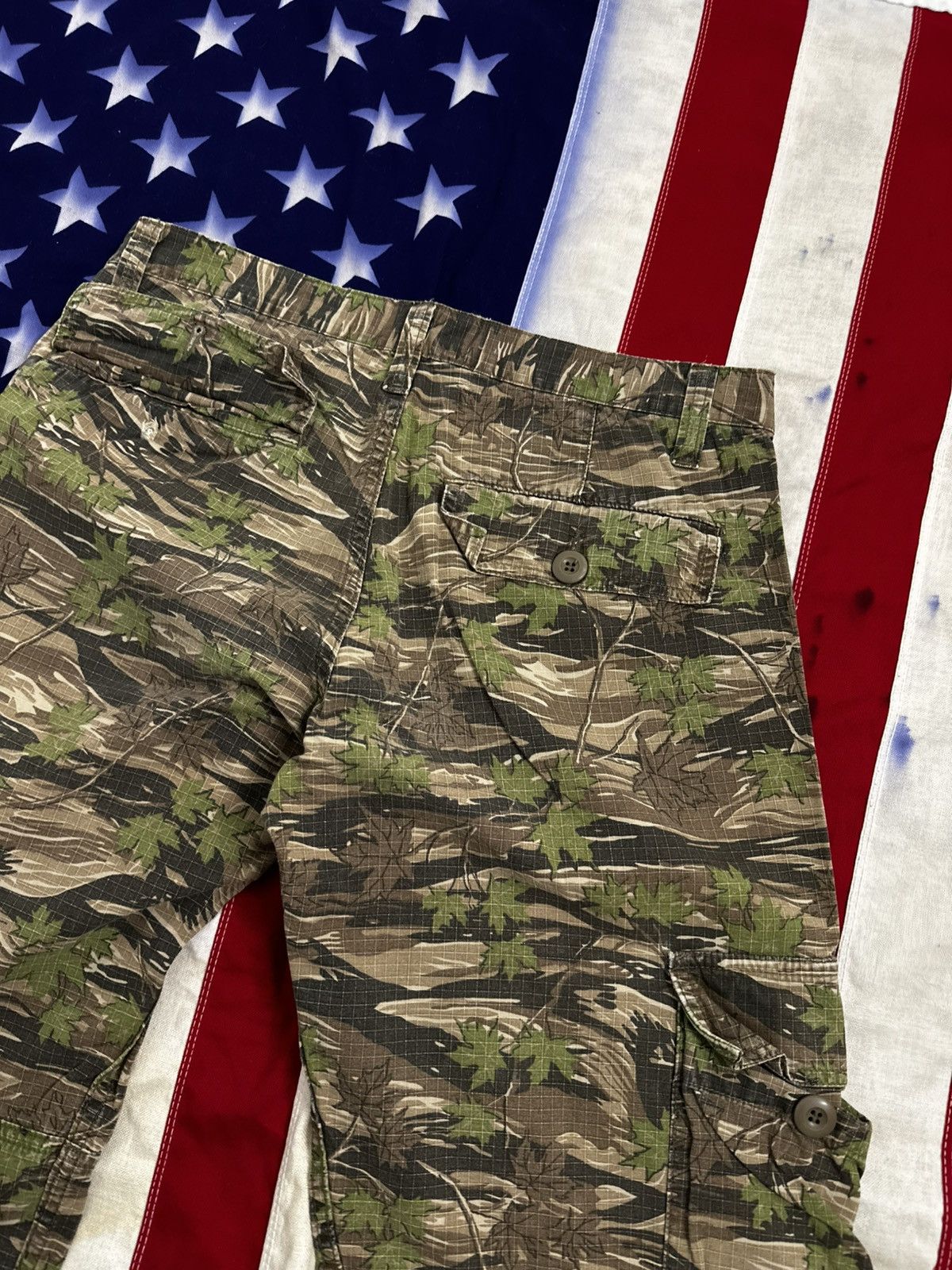 Other Real Tree Tiger Stripe Camo Pants Size US 31 - 8 Thumbnail