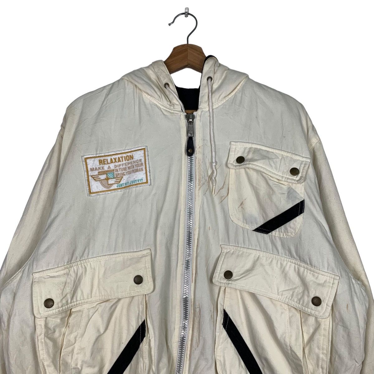 Japanese Brand World Club Big Logo Reversible Hoodie Jacket #0260-C12 Size US L / EU 52-54 / 3 - 3 Thumbnail
