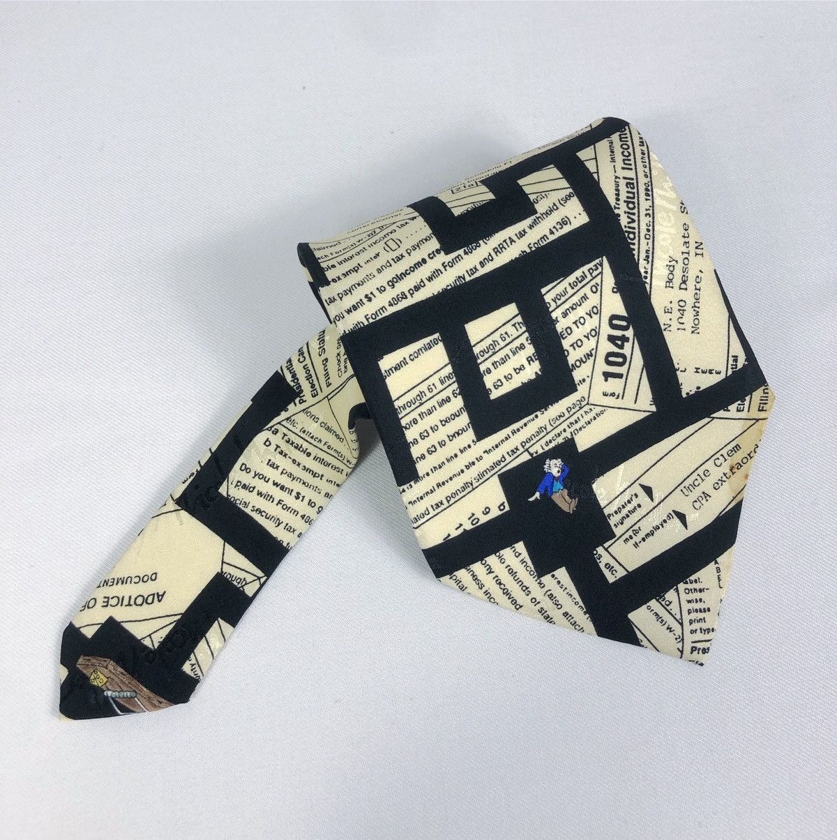 Nicole Miller Rare Vintage 1994 Nicole Miller Overprint Silk Tie Size ONE SIZE - 1 Thumbnail