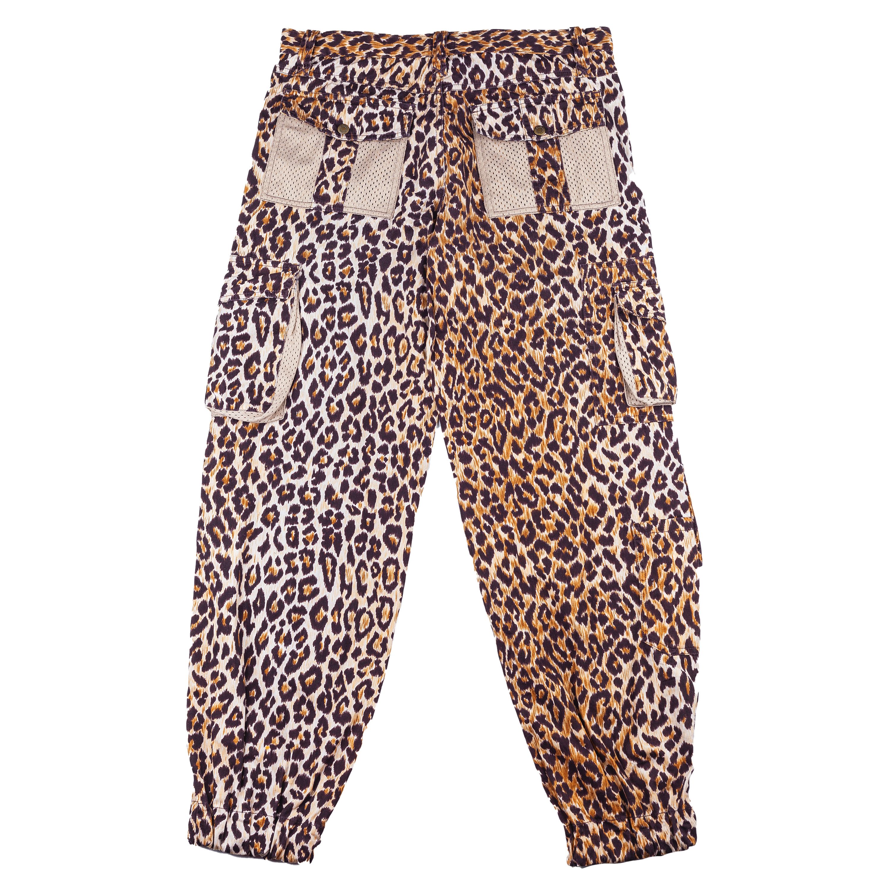 Dolce & Gabbana Dolce & Gabbana Leopard Denim Vintage Pants (M) Size 28" / US 6 / IT 42 - 3 Thumbnail