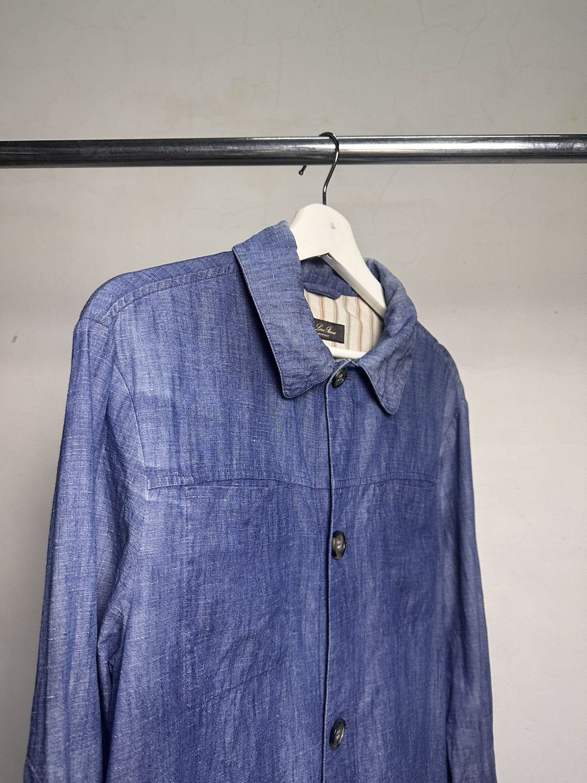 Loro Piana Loro Piana Cotton Boxy Overshirt Jacket Size US S / EU 44-46 / 1 - 20 Thumbnail