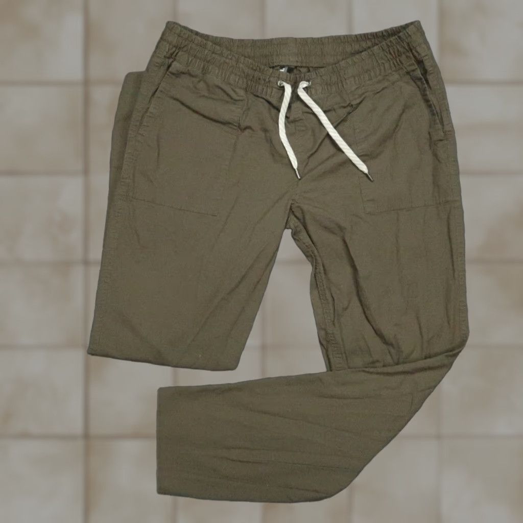 Vuori Vuori Pants Womens Medium Oregano Ripstop Chino Straight Stretch Zip Pocket Size 32" / US 10 / IT 46 - 1 Thumbnail