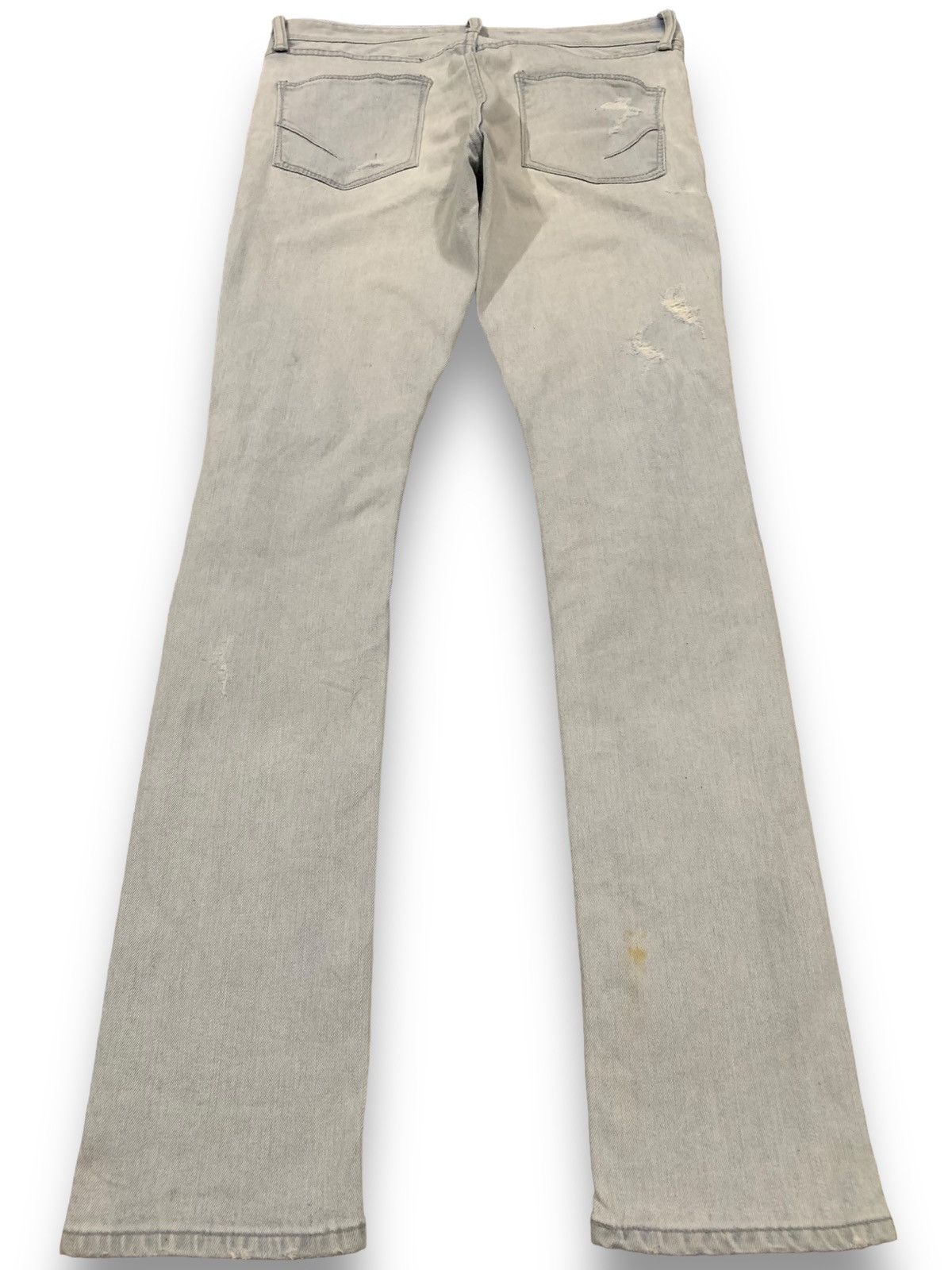 Number (N)ine Japanese Brand Gostar De Fuga Patched Distressed Punk Jeans Size US 31 - 2 Thumbnail
