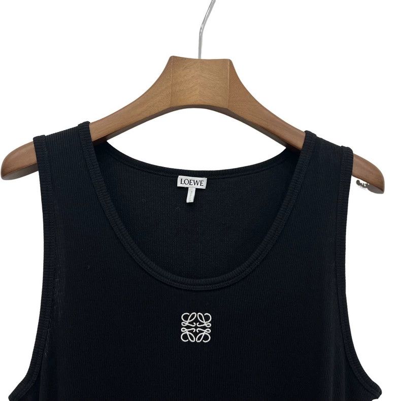 Loewe LOEWE Black embroidered vest Size L / US 10 / IT 46 - 4 Thumbnail