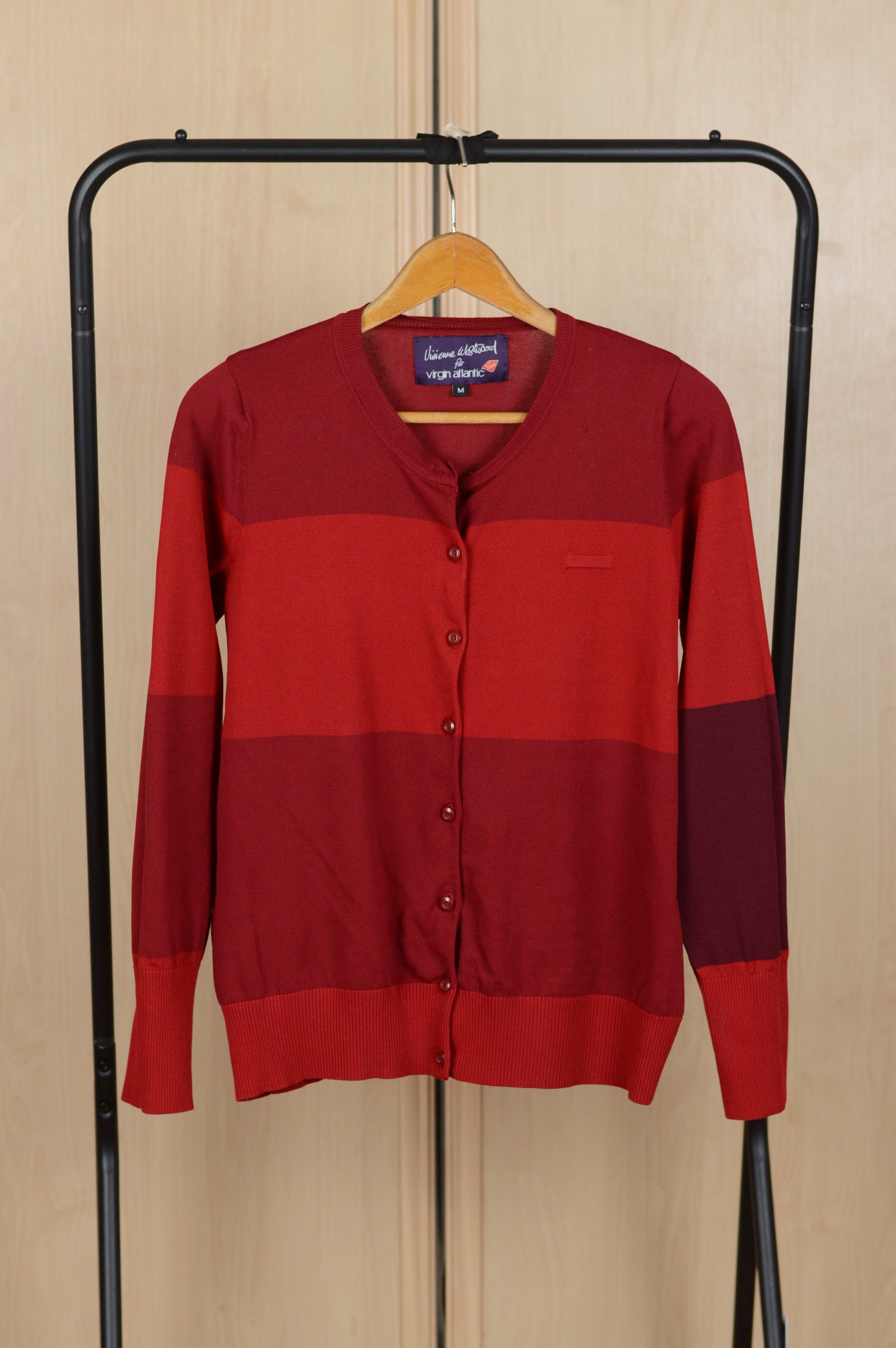 Vivienne Westwood Vivienne Westwood for Virgin Atlantic Red Cardigan Size M / US 6-8 / IT 42-44 - 1 Thumbnail