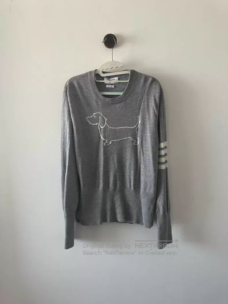Thom Browne Thom Browne Dog Pattern Sweater Size US L / EU 52-54 / 3 - 1 Thumbnail