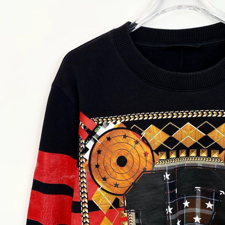 Givenchy Givenchy Black Target Print Cotton Crew Neck T-Sweatshirt Size US XS / EU 42 / 0 - 3 Thumbnail