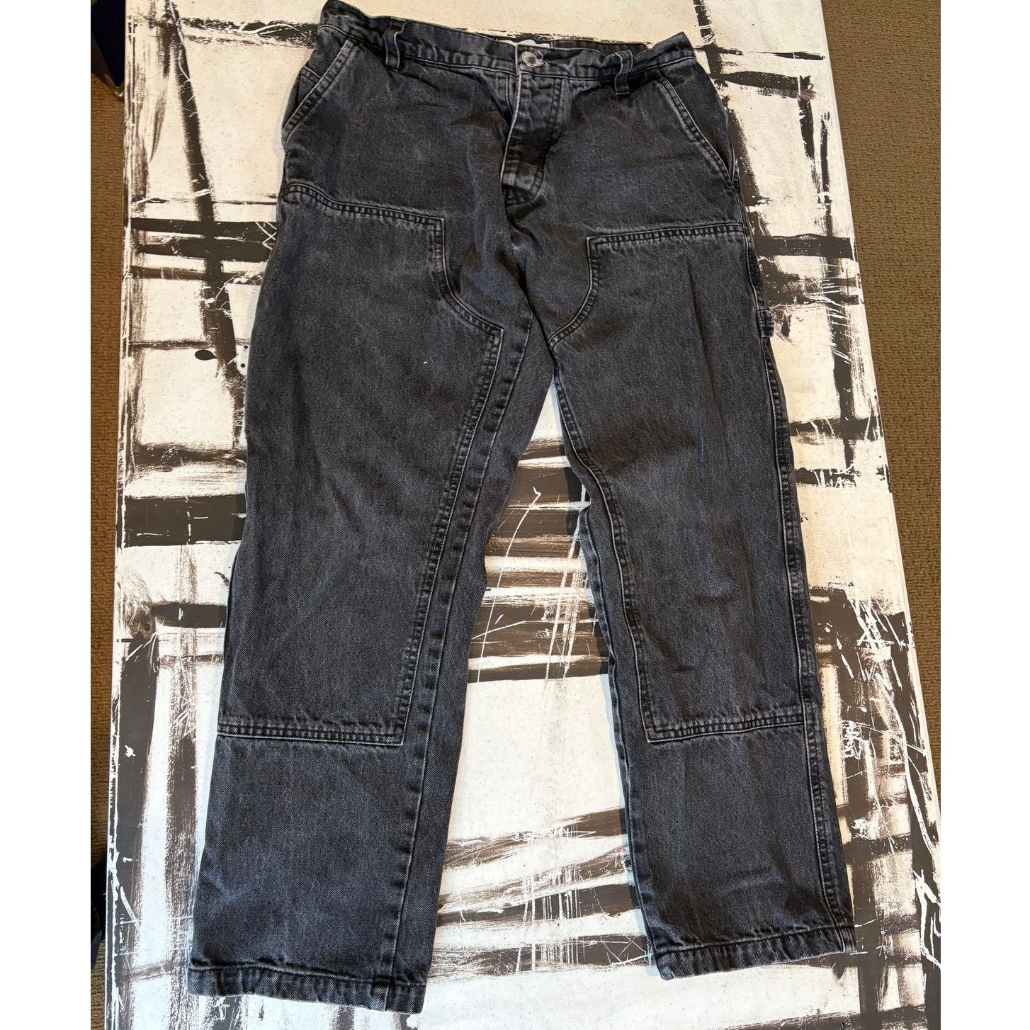 8THWNDR 8THWNDR Double Knee Denim Pant Carpenter Jean y2k - 2021 Size US 30 / EU 46 - 7 Thumbnail
