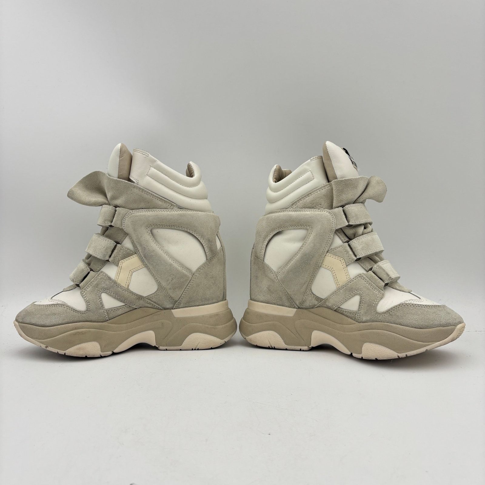 Isabel Marant Isabel Marant Balskee Suede Leather Wedge Sneakers Womens 38 Size US 8 / IT 38 - 6 Thumbnail