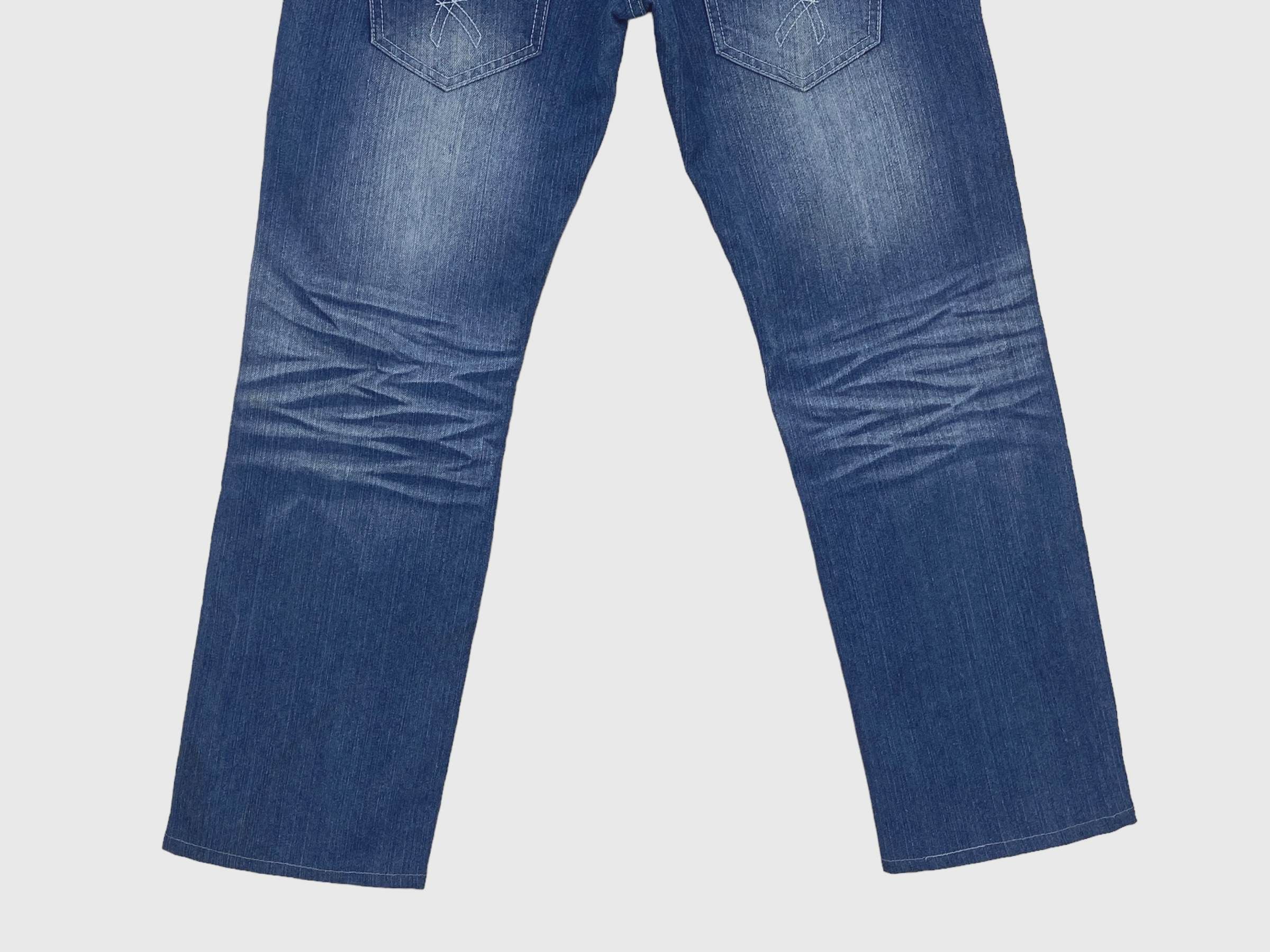 Japanese Brand Blue Moon Blue Japan Ankle Jeans Japanese Spellout Jeans Size 26" / US 2 / IT 38 - 7 Thumbnail