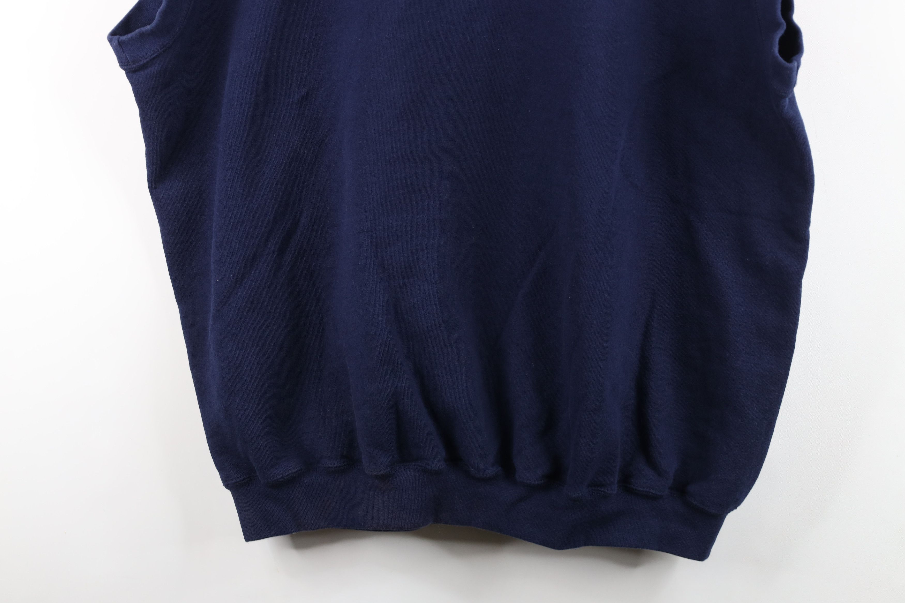 Reebok Vintage 90s Reebok Spell V-Neck Sweatshirt Vest Blue USA Size US XXL / EU 58 / 5 - 13 Thumbnail