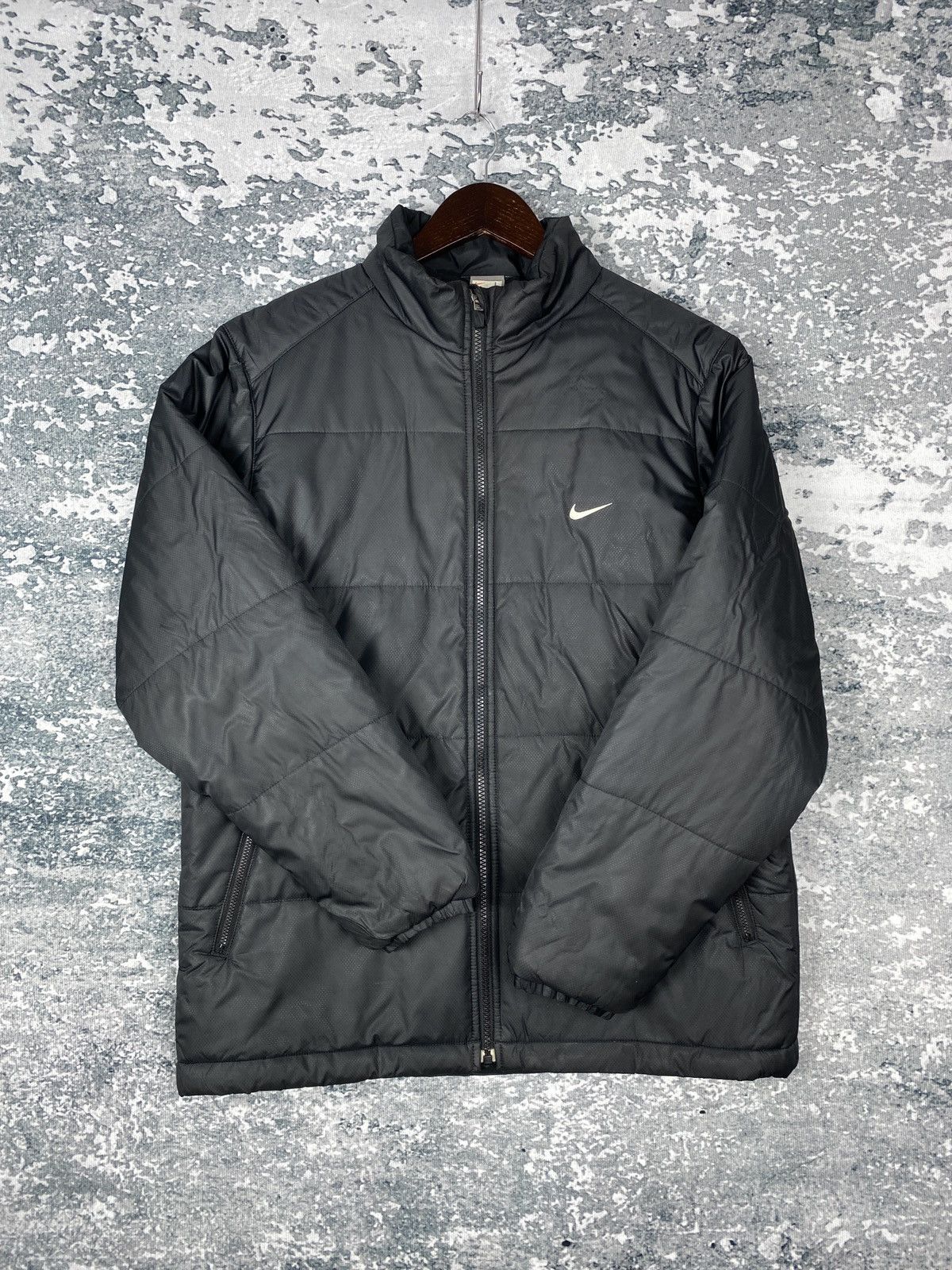 Nike Vintage Nike Swoosh Puffer Jacket Size US L / EU 52-54 / 3 - 6 Thumbnail