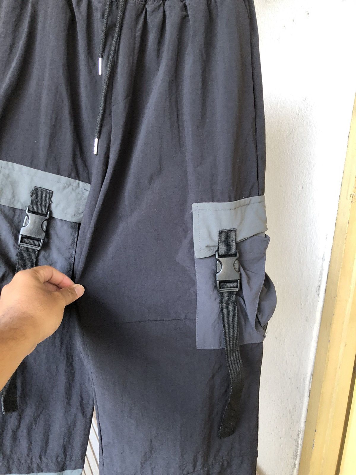Japanese Brand Rare🔥 A-Wende Multipocket Parachute Pants Size US 30 / EU 46 - 9 Thumbnail