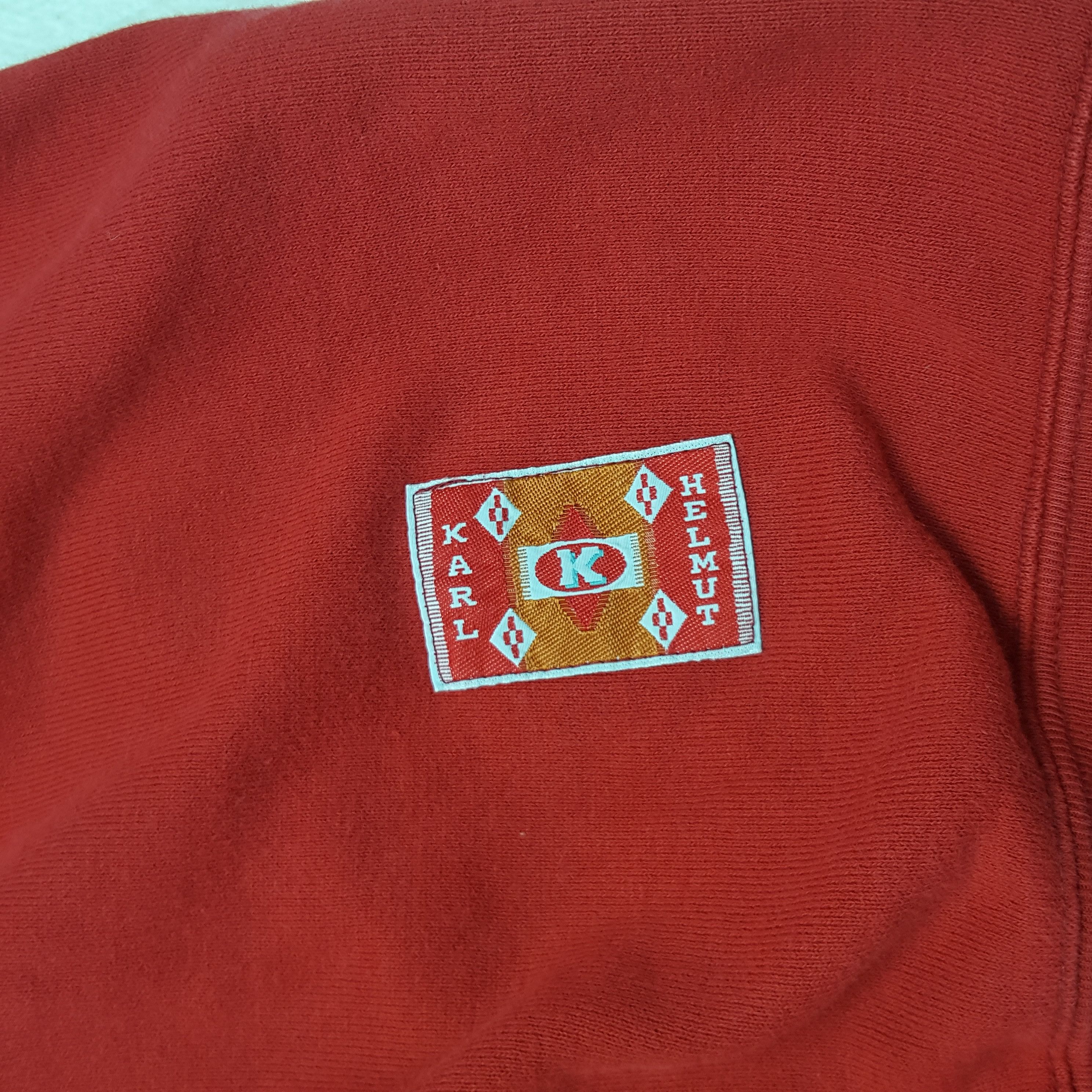 Karl Helmut × Vintage Vintage Karl Helmut Patchwork Sweatshirt Size US L / EU 52-54 / 3 - 12 Thumbnail