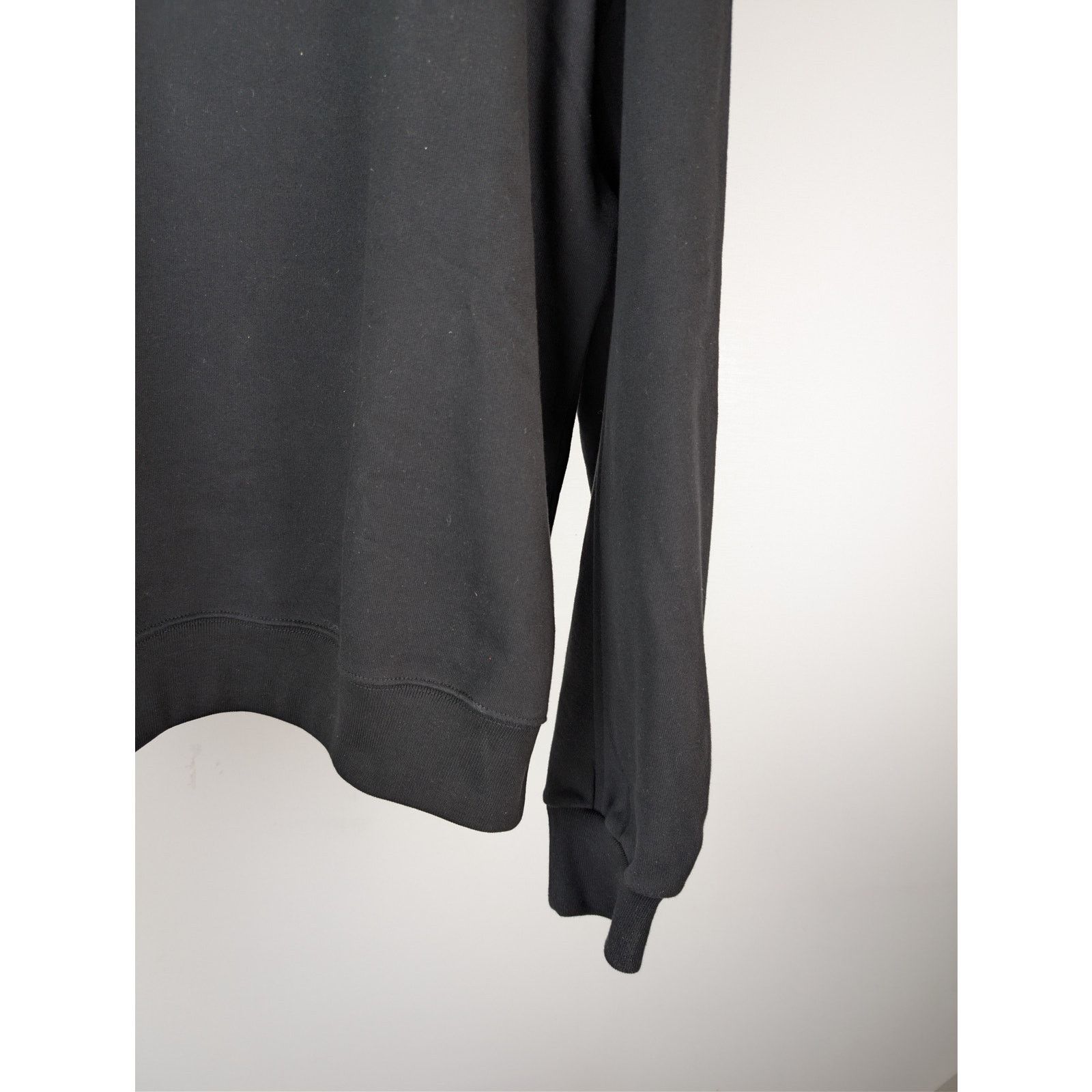 Dries Van Noten o1rshd1 Harson cotton jersey sweatshirt Sweater in Black L Size US L / EU 52-54 / 3 - 6 Thumbnail
