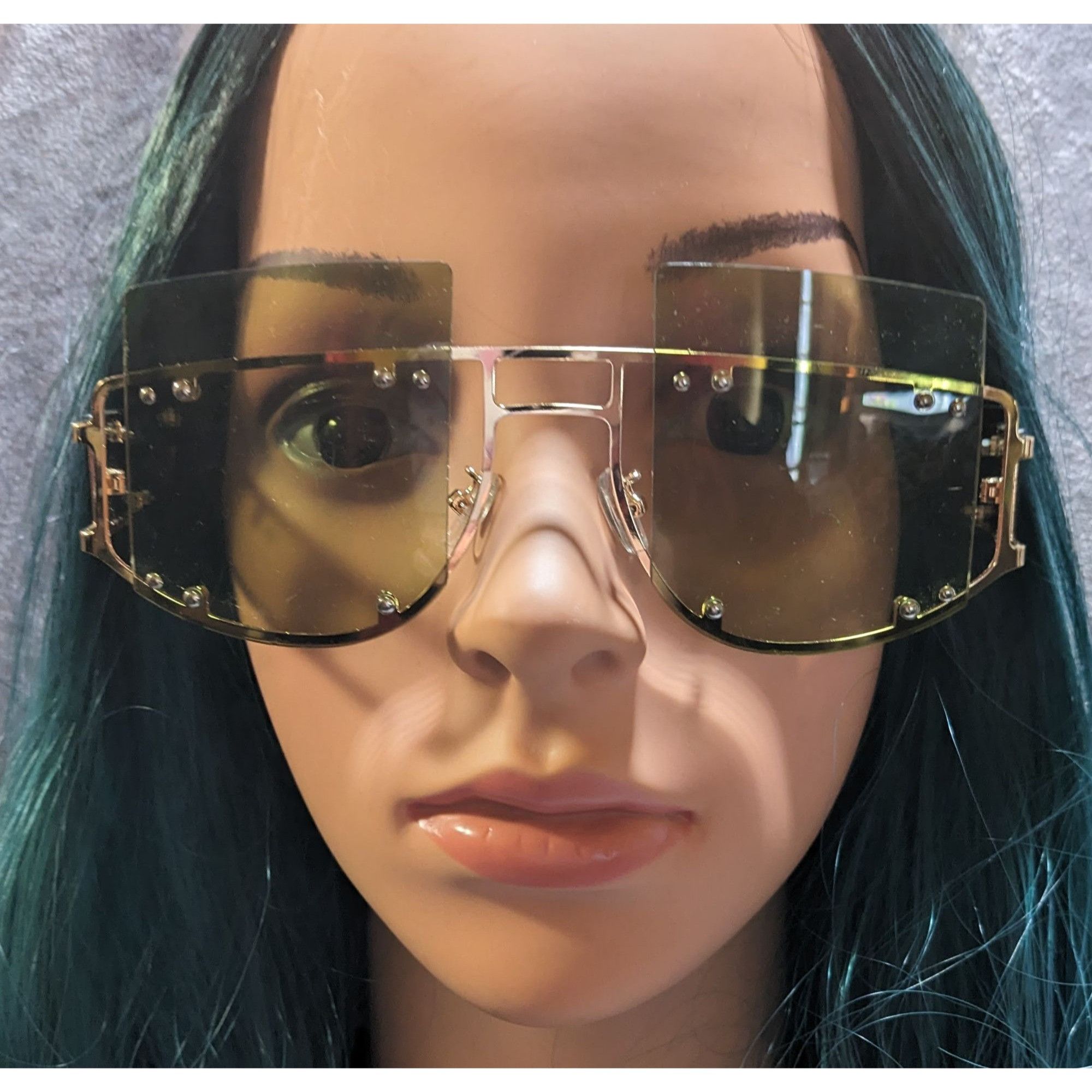 Other Funky Retro Steampunk Abstract Sunglasses Size ONE SIZE - 4 Thumbnail