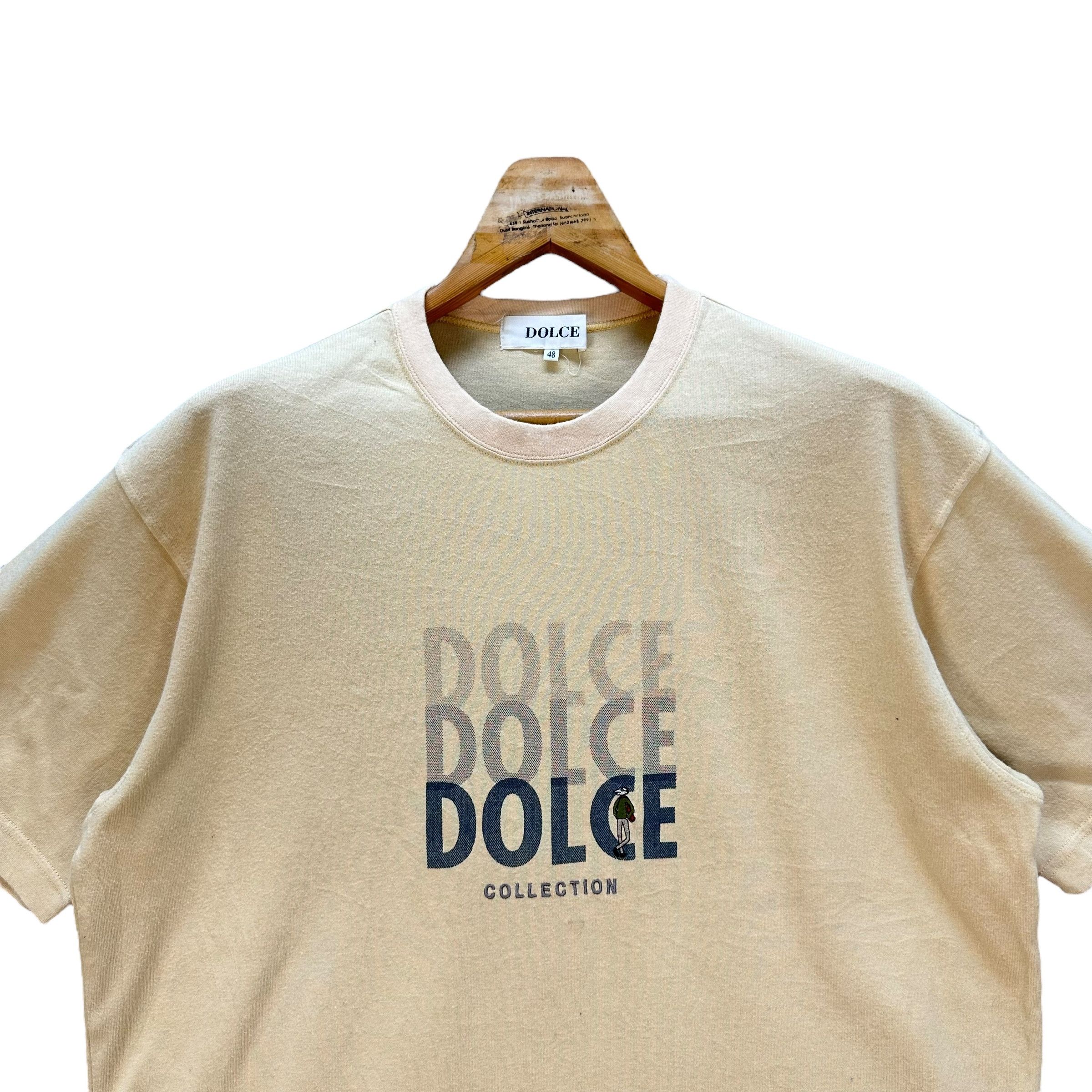 Japanese Brand DOLCE COLLECTION BIG LOGO TEES #9053-53 Size US M / EU 48-50 / 2 - 2 Thumbnail
