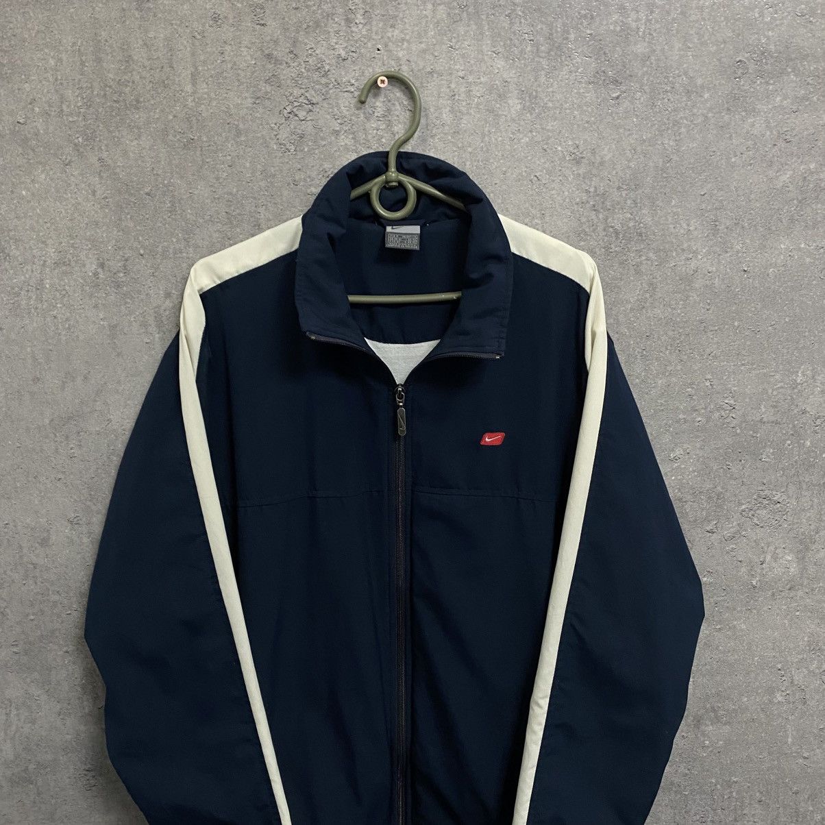 Nike Vintage Nike Track Jacket 00s Swoosh Y2K Striped Size US M / EU 48-50 / 2 - 4 Thumbnail