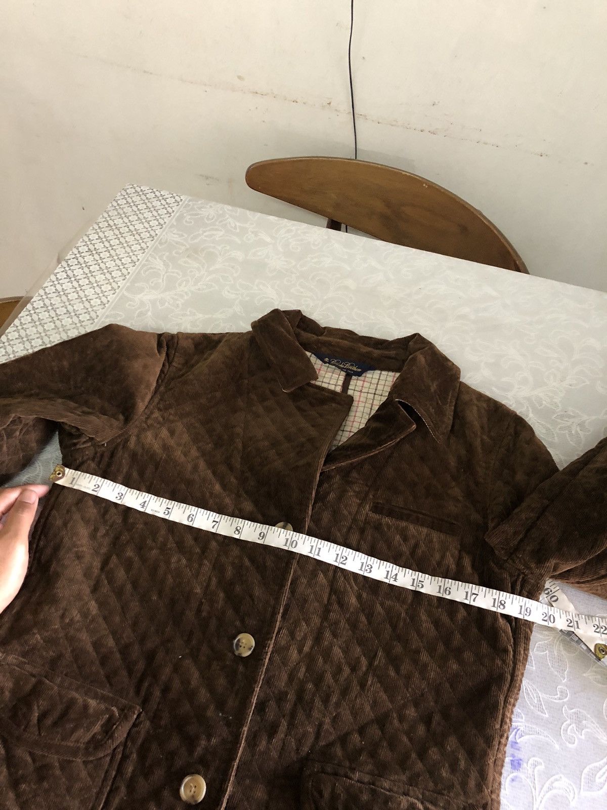 Brooks Brothers Vintage Brooks Brothers Quilt Paded Jacket Brown Size S / US 4 / IT 40 - 17 Thumbnail