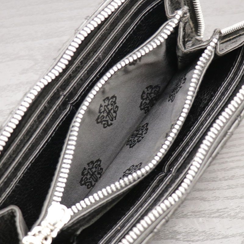 Chrome Hearts Chrome Hearts Quilted Zip Wallet Size ONE SIZE - 4 Thumbnail