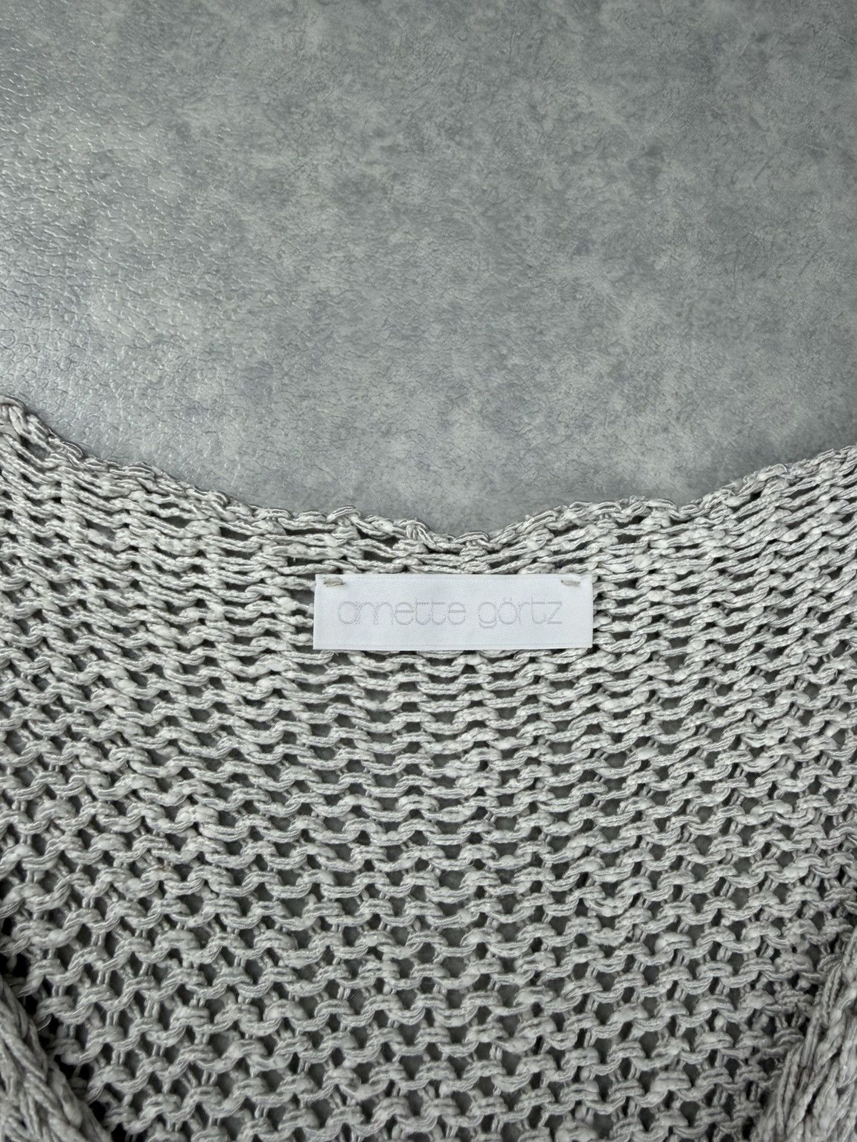 Annette Gortz Annette Gortz Knit Sweater Grey V Neck Size M Size M / US 6-8 / IT 42-44 - 6 Thumbnail
