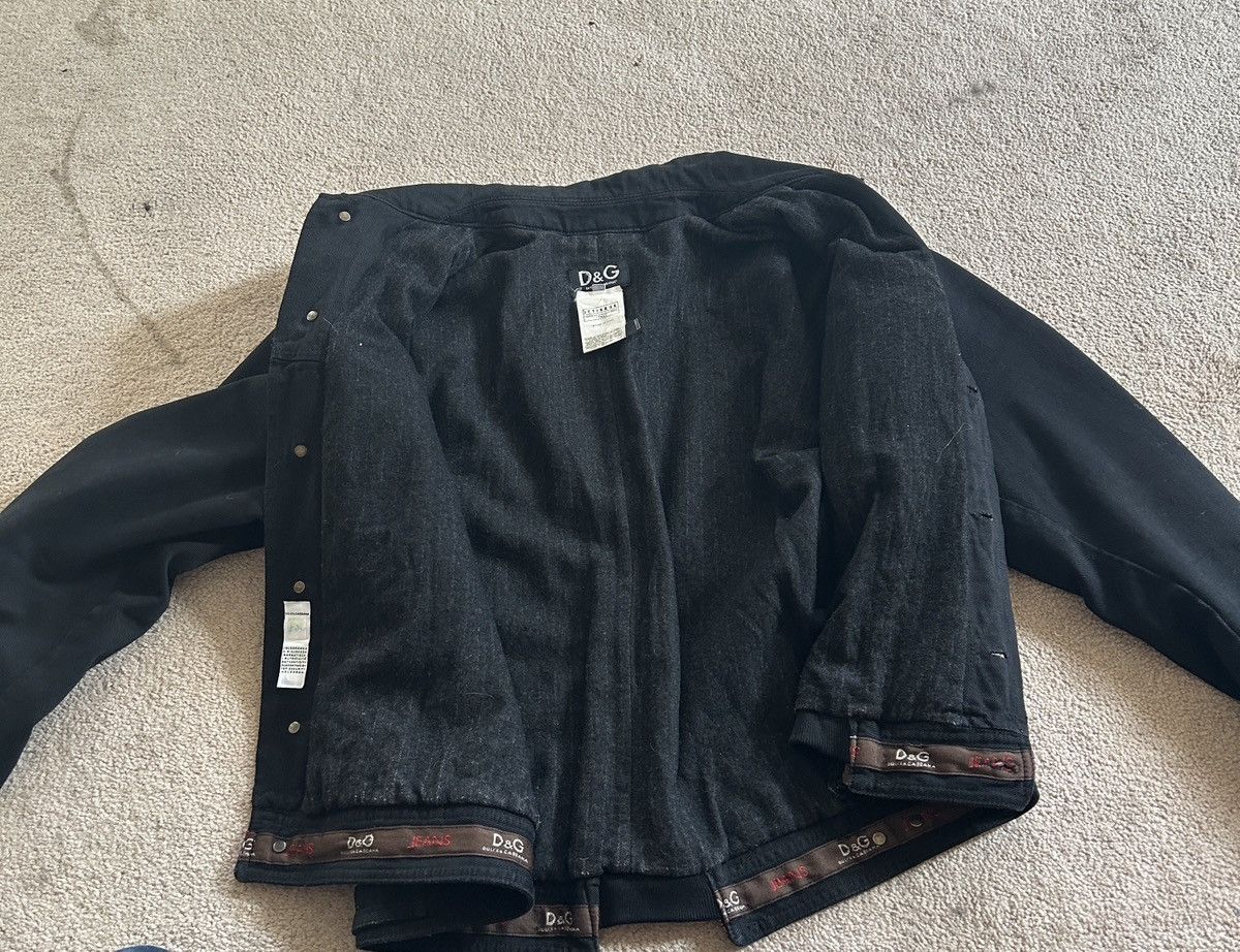 Dolce & Gabbana Dolce & Gabbana Wool Lined Denim Jacket Size US L / EU 52-54 / 3 - 3 Thumbnail