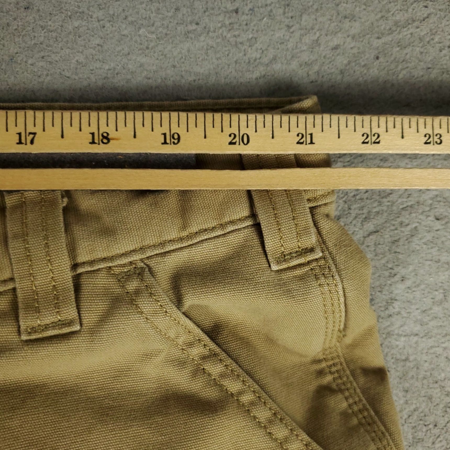 Carhartt Carhartt Pants Men 44x30 Beige Relaxed Fit Work Trousers Carpenter Straight Pockets 30 In Inseam Denim/Canvas Cotton Regular Mens Size US 44 / EU 60 - 4 Thumbnail