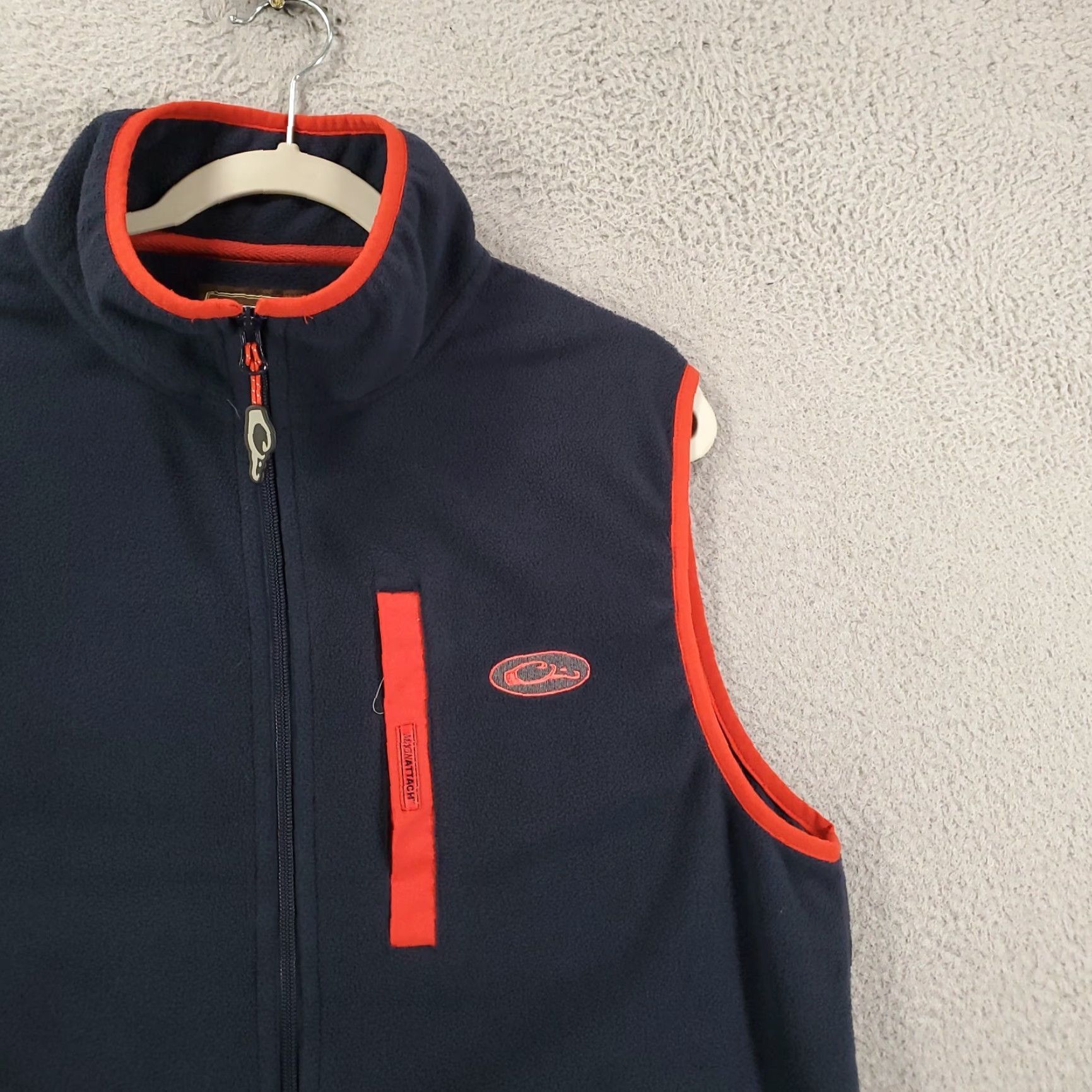 Vintage Drake Waterfowl Fleece Vest Jacket Mens Small Duck Hunting Blue Magnatech Size US S / EU 44-46 / 1 - 4 Thumbnail