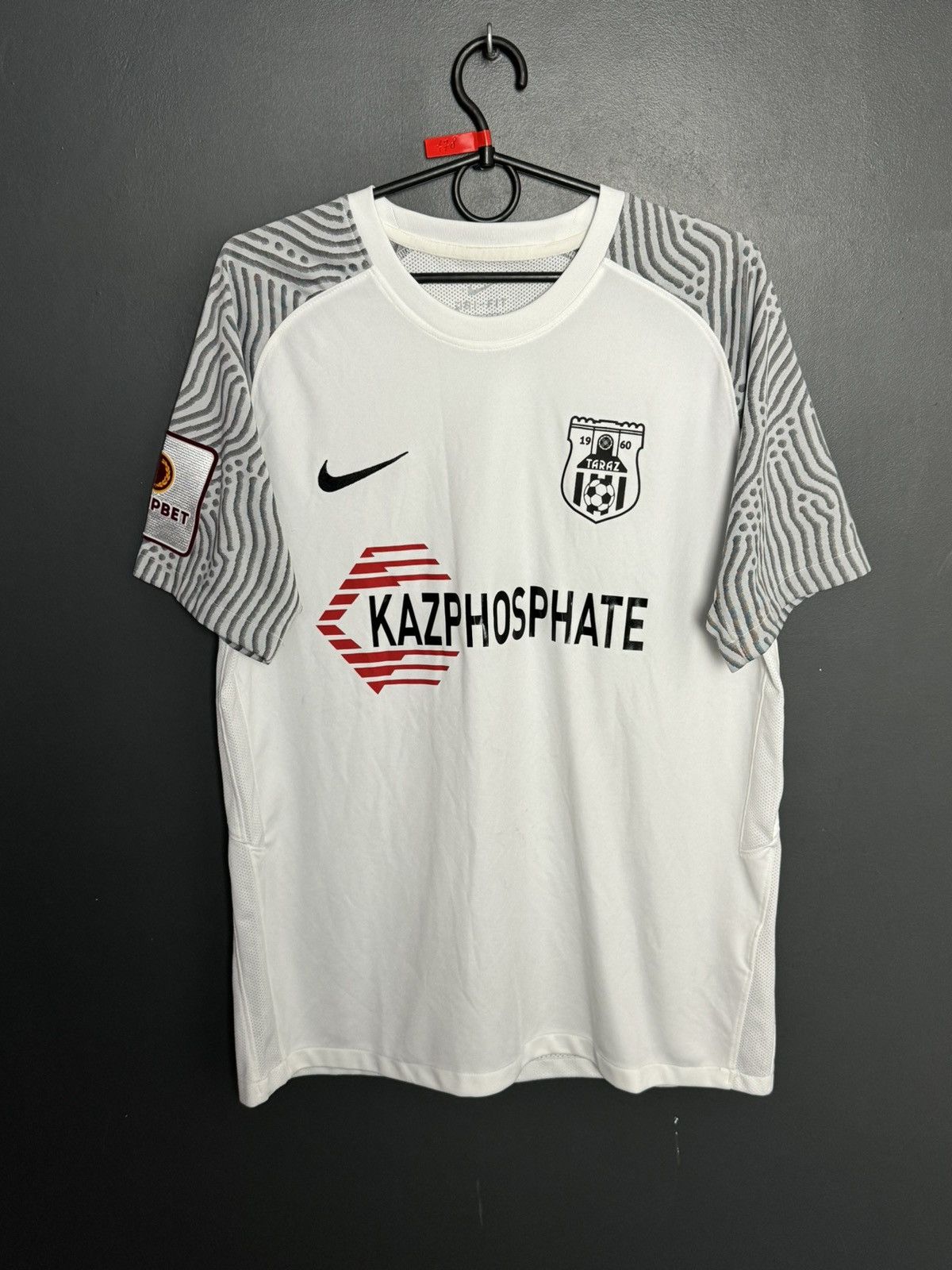 Nike Taraz Karatau 2022 Away Match Worn Gamakov Football Jersey Size US L / EU 52-54 / 3 - 2 Thumbnail